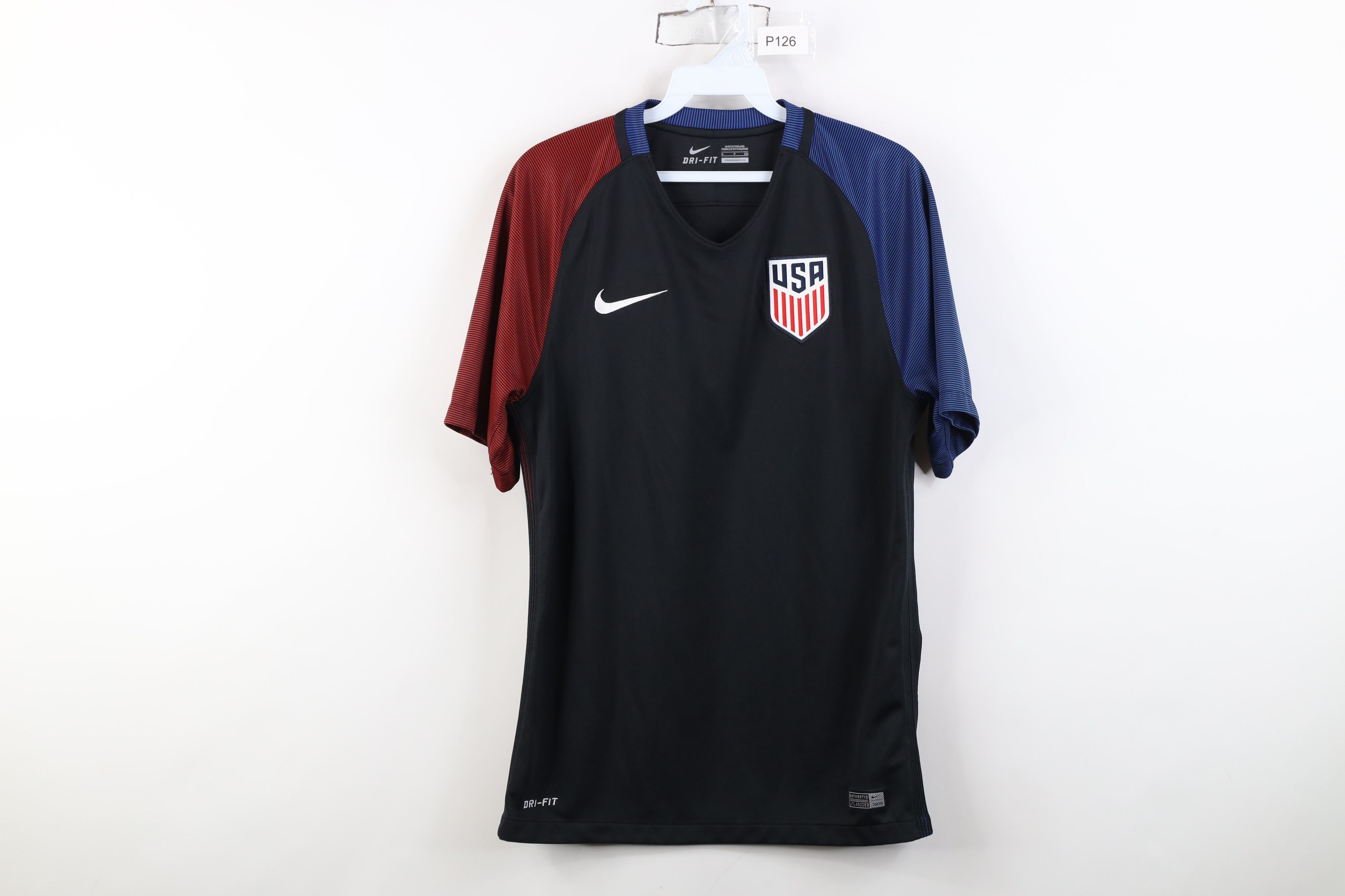 Nike Nike USMNT 2016 World Cup USA Soccer Jersey Black Football Size US S / EU 44-46 / 1 - 1 Thumbnail