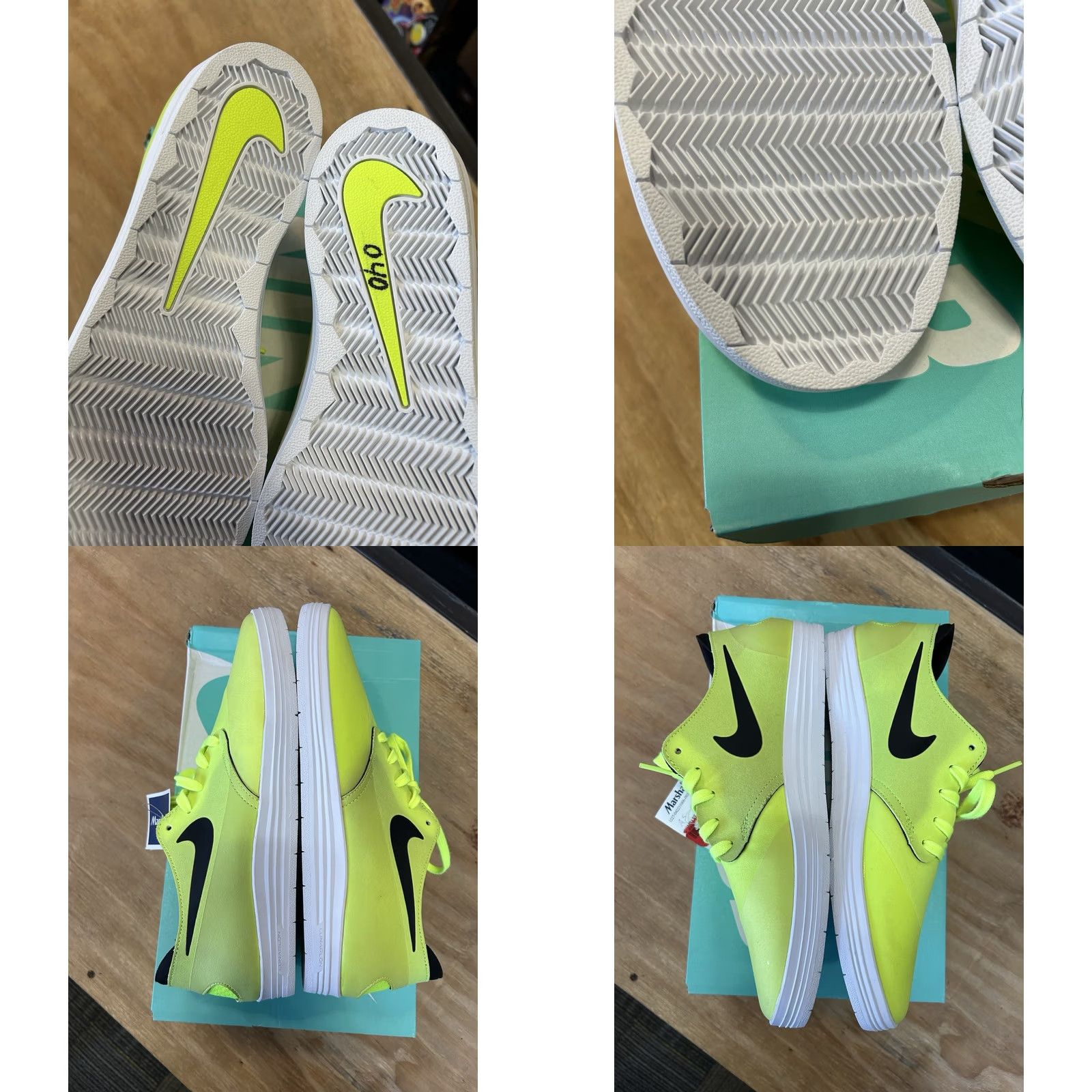 Vintage Nike SB Lunar Oneshot Volt/Black 631044-700 Size 9.5 Men Shoes Size US 9 / EU 42 - 10 Thumbnail