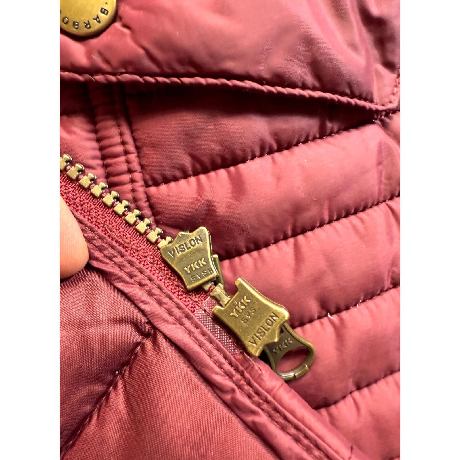 Barbour Barbour Crossrail Quilt Burgundy Jacket Womens UK 16 Red Quilted Jacket Womens UK 16 Barbour Crossrail Quilt Burgundy Jacket Womens UK 16 Size XXL / US 16-18 / IT 52-54 - 4 Thumbnail