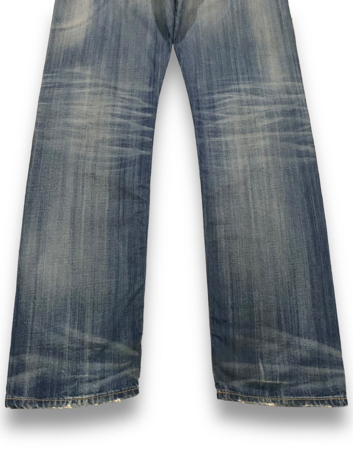 Diesel Diesel Blue Eyecons 2016/2Edition Blue Wash Distressed Jeans Size US 32 / EU 48 - 14 Thumbnail