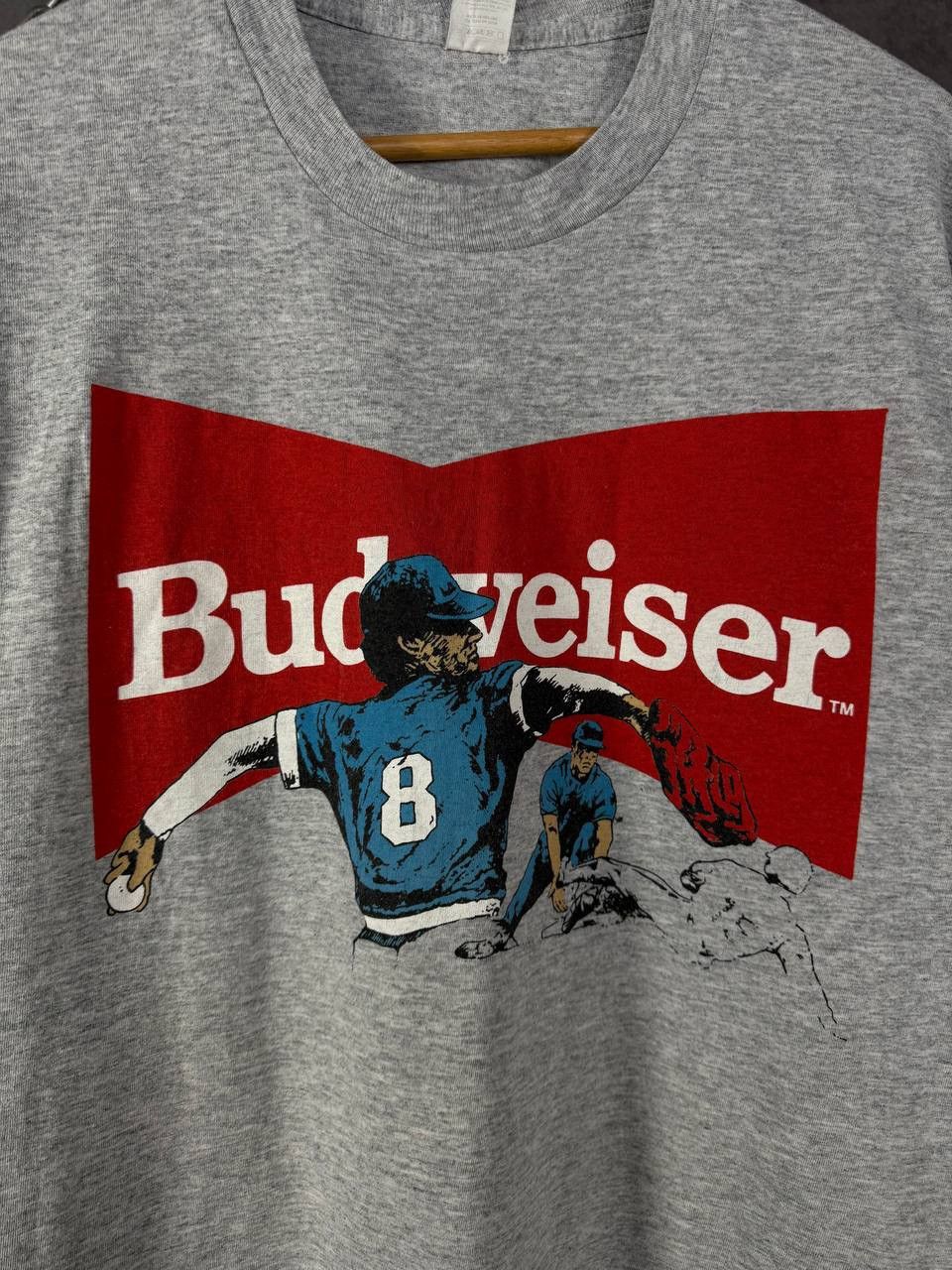 Budweiser Budweiser vintage single stitch tee Size US XL / EU 56 / 4 - 3 Thumbnail