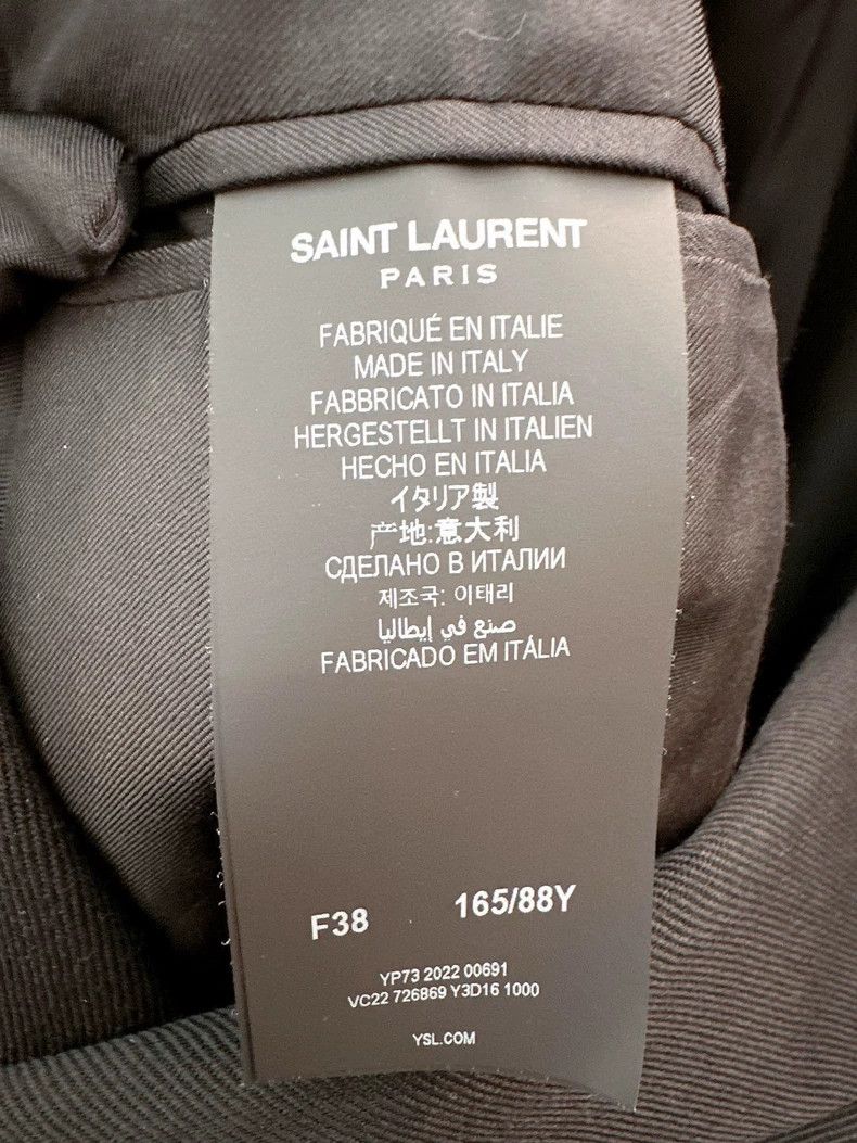 Saint Laurent Paris Saint Laurent Paris Black blazer Size XS / US 0-2 / IT 36-38 - 4 Thumbnail