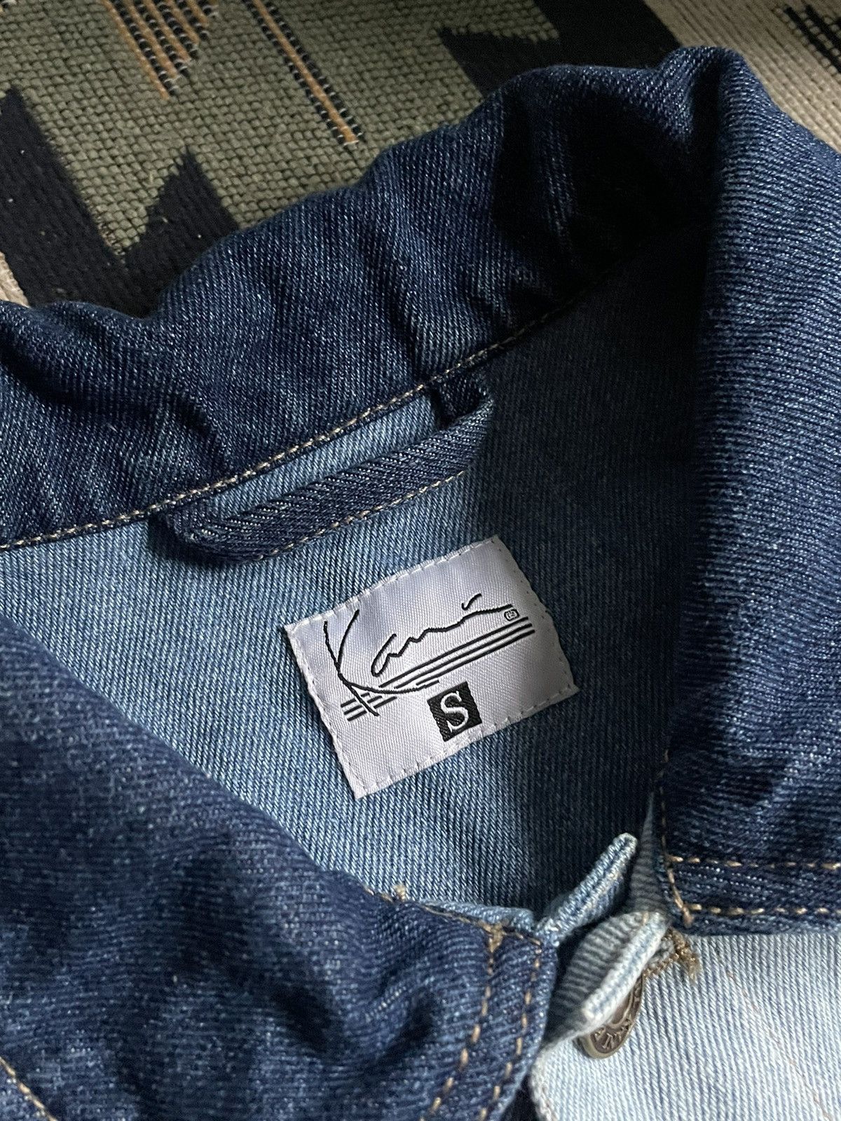 Karl Kani Karl Kani Big Logo Denim Jacket Size US S / EU 44-46 / 1 - 11 Thumbnail