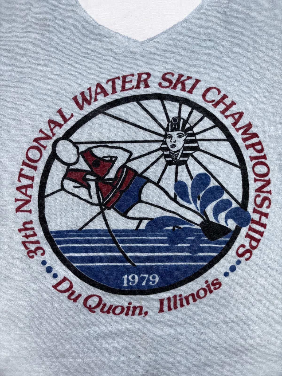 Designer Vintage 1979 National Water Ski Championships Tank Top Size XXS / US 00 / IT 34 - 2 Thumbnail