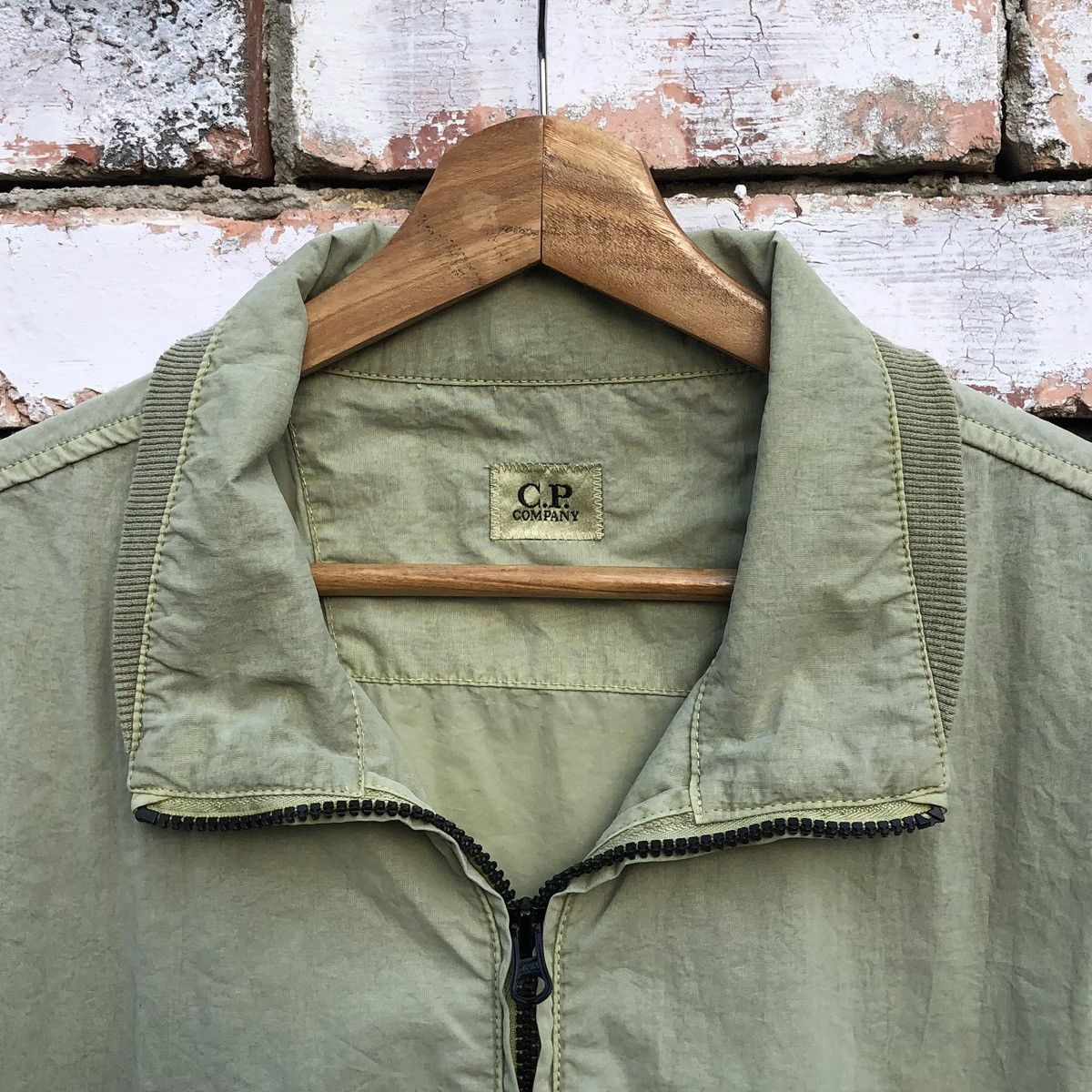 C.P. Company Vintage C.P. Company Light Green Chrome Bomber Jacket Size US L / EU 52-54 / 3 - 19 Thumbnail