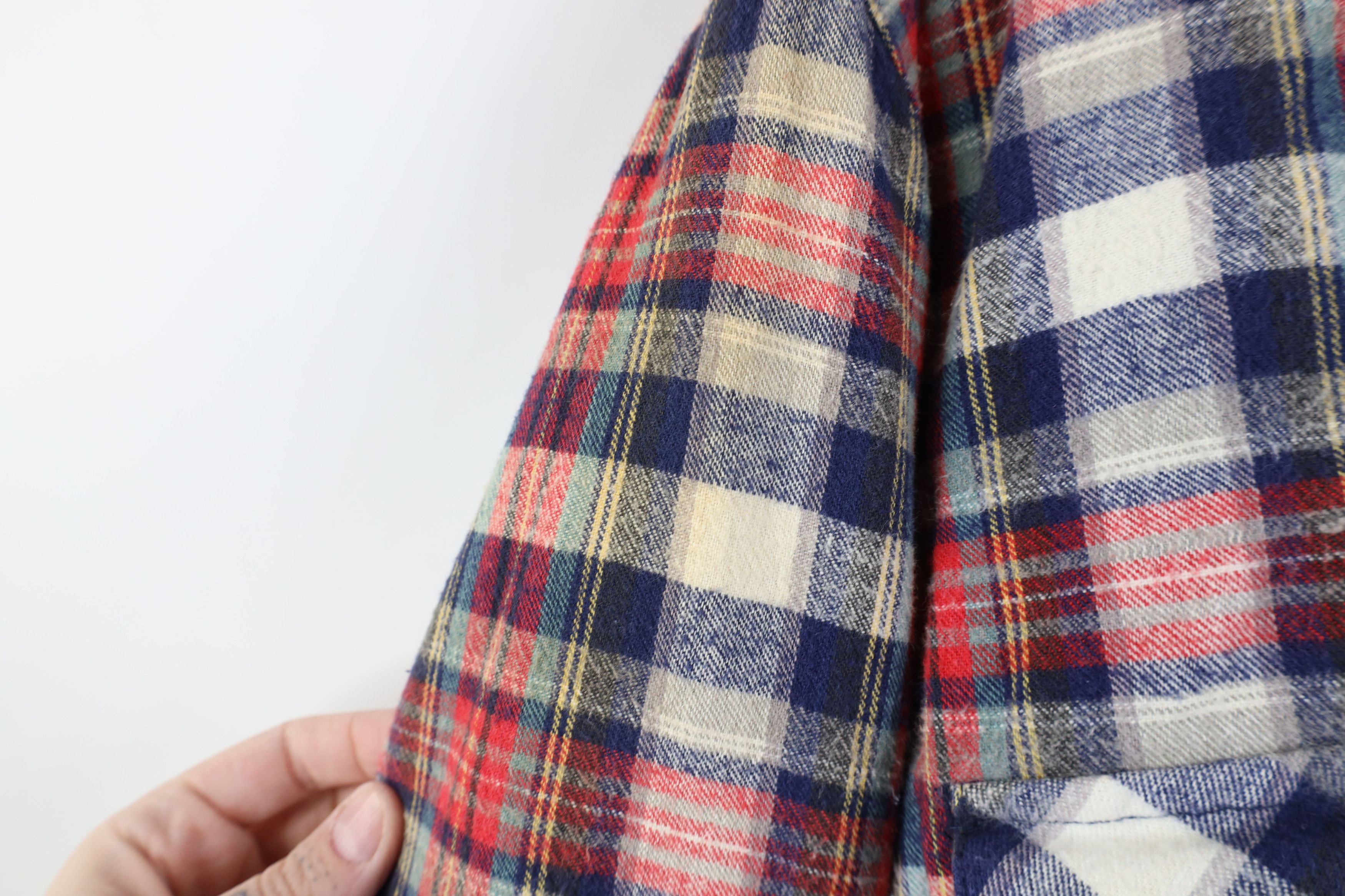 Vintage Vintage 70s Streetwear Quilted Flannel Shirt Jacket Jac Size US M / EU 48-50 / 2 - 5 Thumbnail