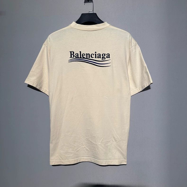 Balenciaga Balenciaga Wave Embroidered Short Sleeve Size US XS / EU 42 / 0 - 2 Thumbnail