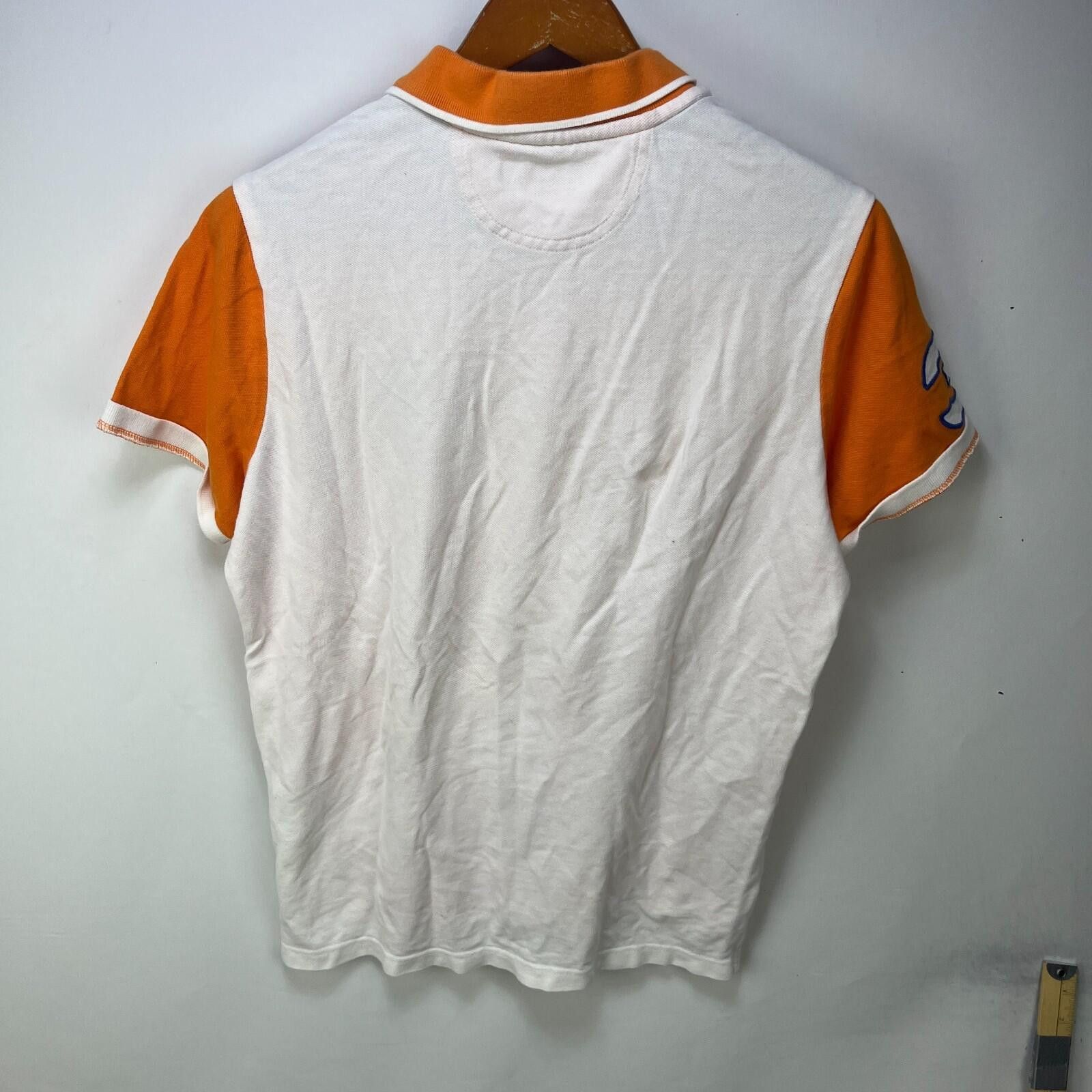 U.S. Polo Assn. Vintage Y2K US Polo Assn Orange Big Pony Polo Shirt Medium Size US M / EU 48-50 / 2 - 8 Thumbnail