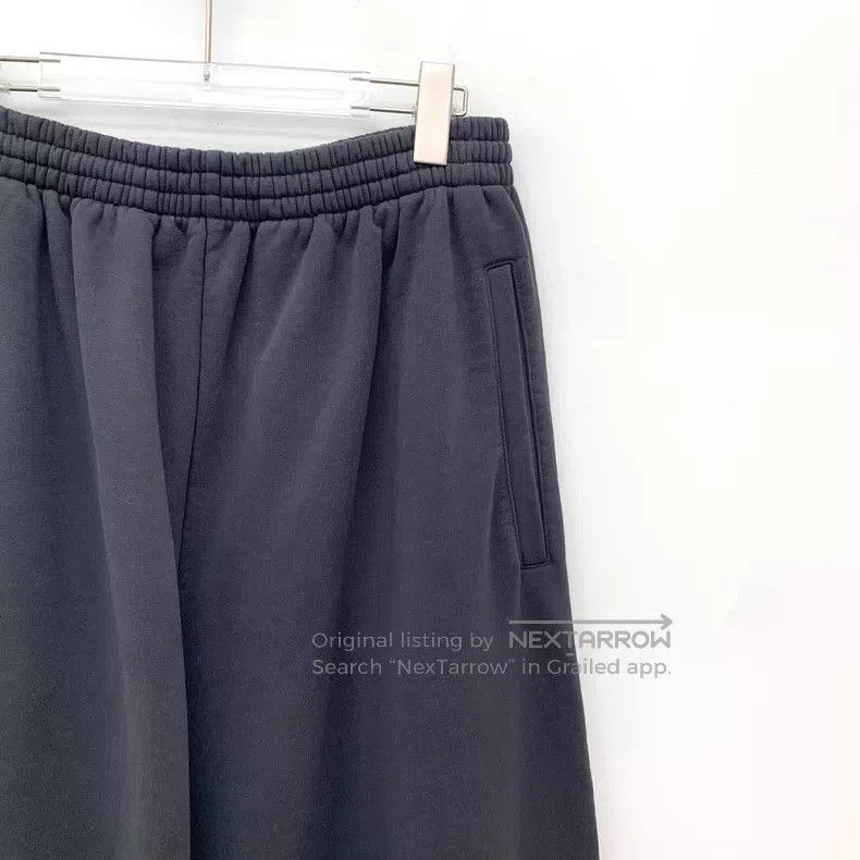 Balenciaga Balenciaga size S Black Logo Printed Casual Cotton Trouser Size US 27 - 3 Thumbnail