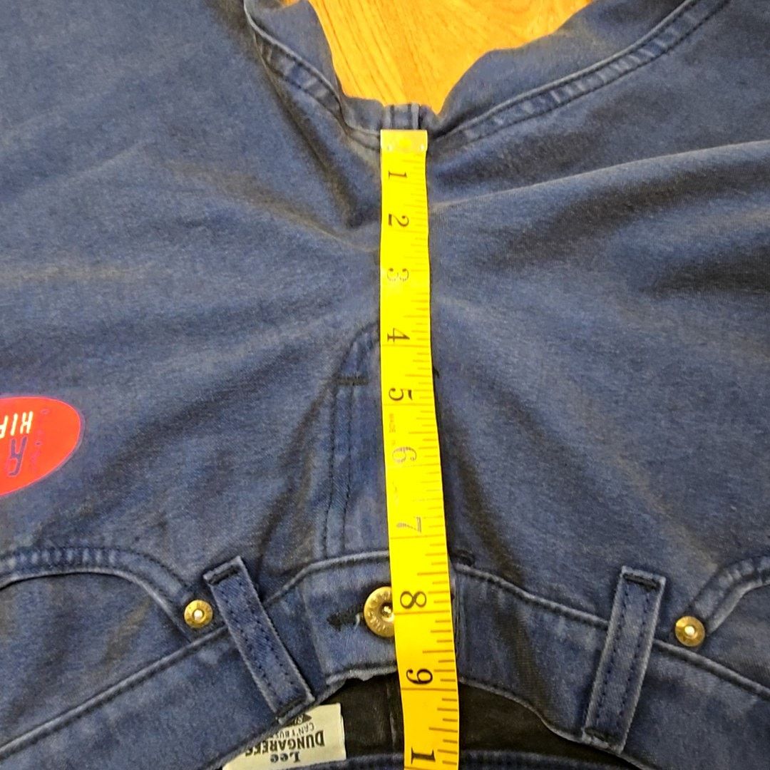 Lee Vintage Lee Dungarees Hipster Jeans Flare Leg Blue Denim 9 M Size 30" / US 8 / IT 44 - 12 Thumbnail
