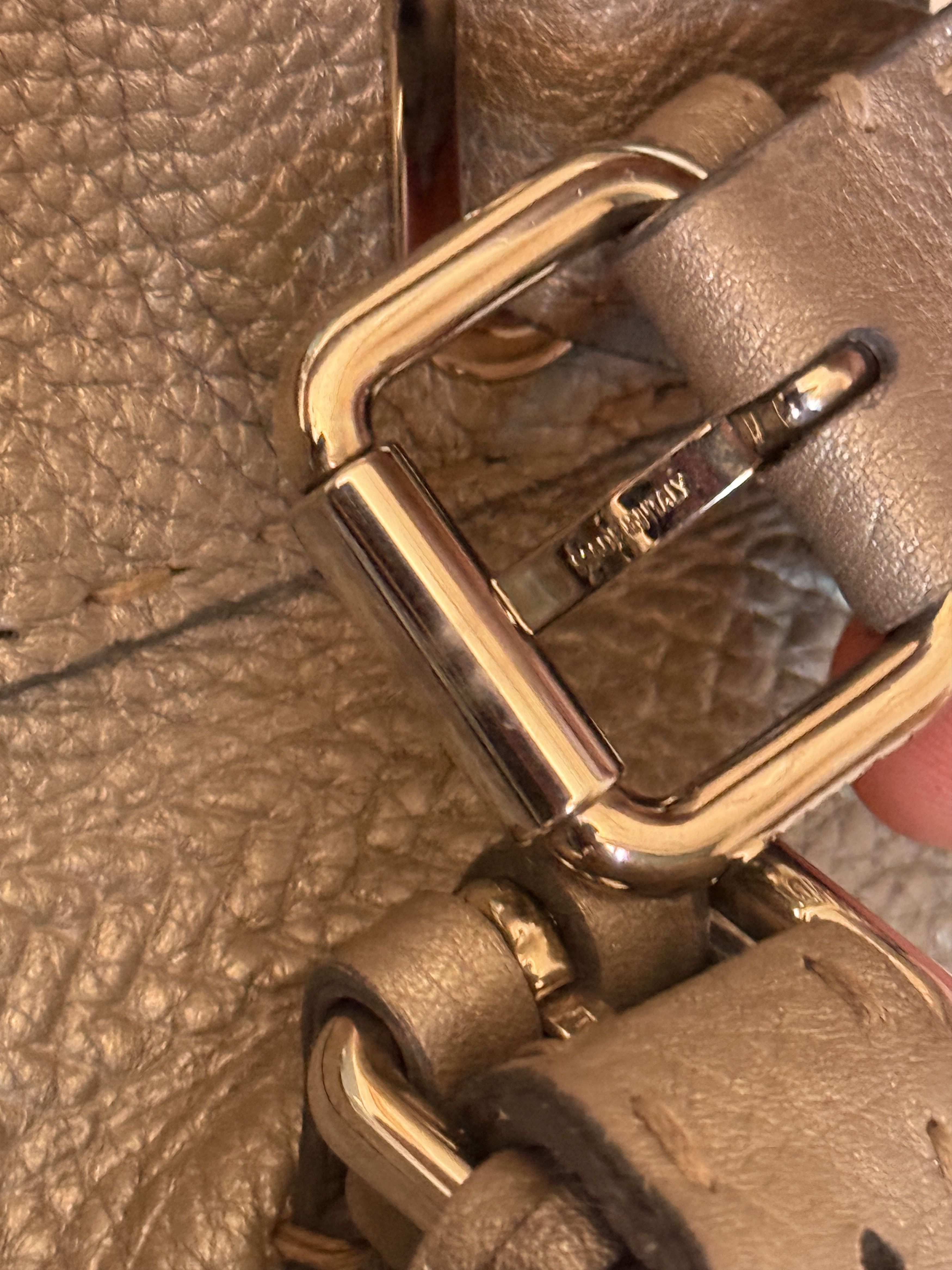Fendi Fendi Selleria Handbag horse embossed silver gray Size ONE SIZE - 10 Thumbnail