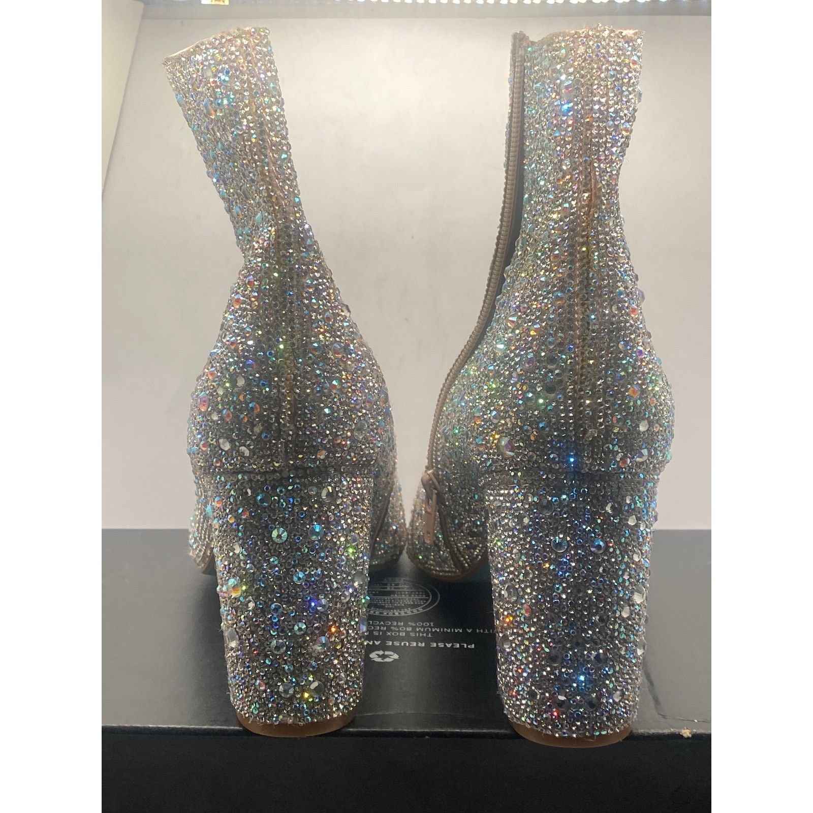 Betsy Johnson Cady Rhinestone Booties SB-CADY 11M