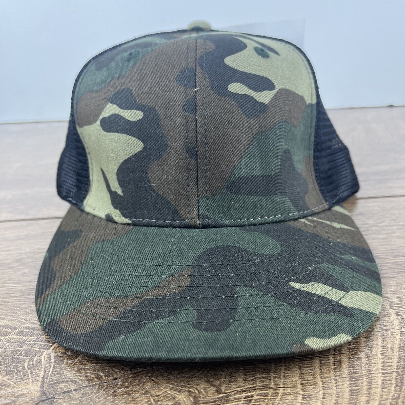 Other Army Camo Hat Green Camo Hat Adjustable Adult Size Hat Camo Size ONE SIZE - 2 Thumbnail