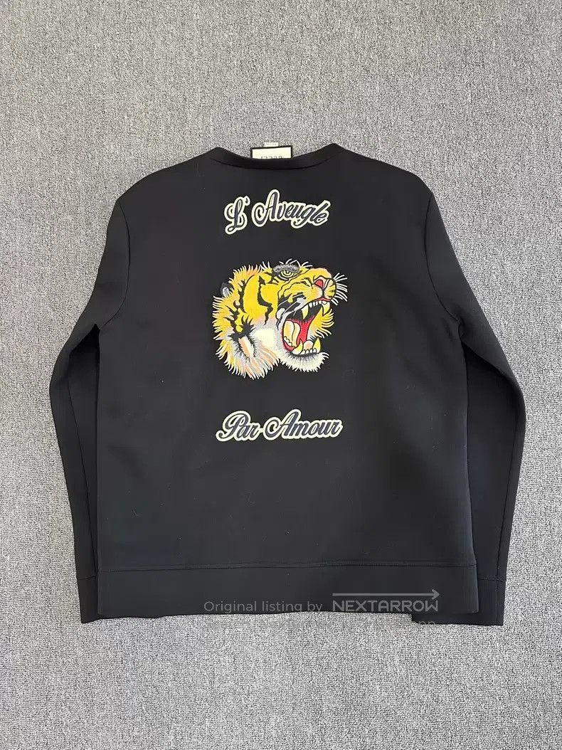 Gucci Gucci Snoopy Tiger Head Space Cotton Sweatshirt Size US XL / EU 56 / 4 - 2 Thumbnail