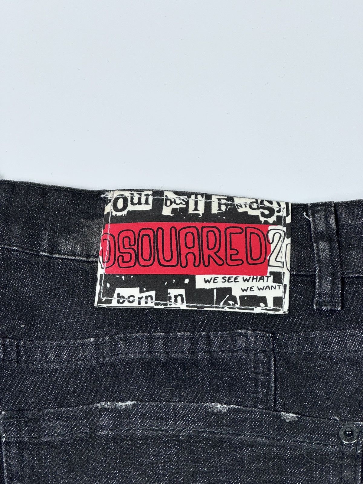 Dsquared2 Dsquared2 exclusive distressed multi logo jeans pants size M Size US 32 / EU 48 - 3 Thumbnail