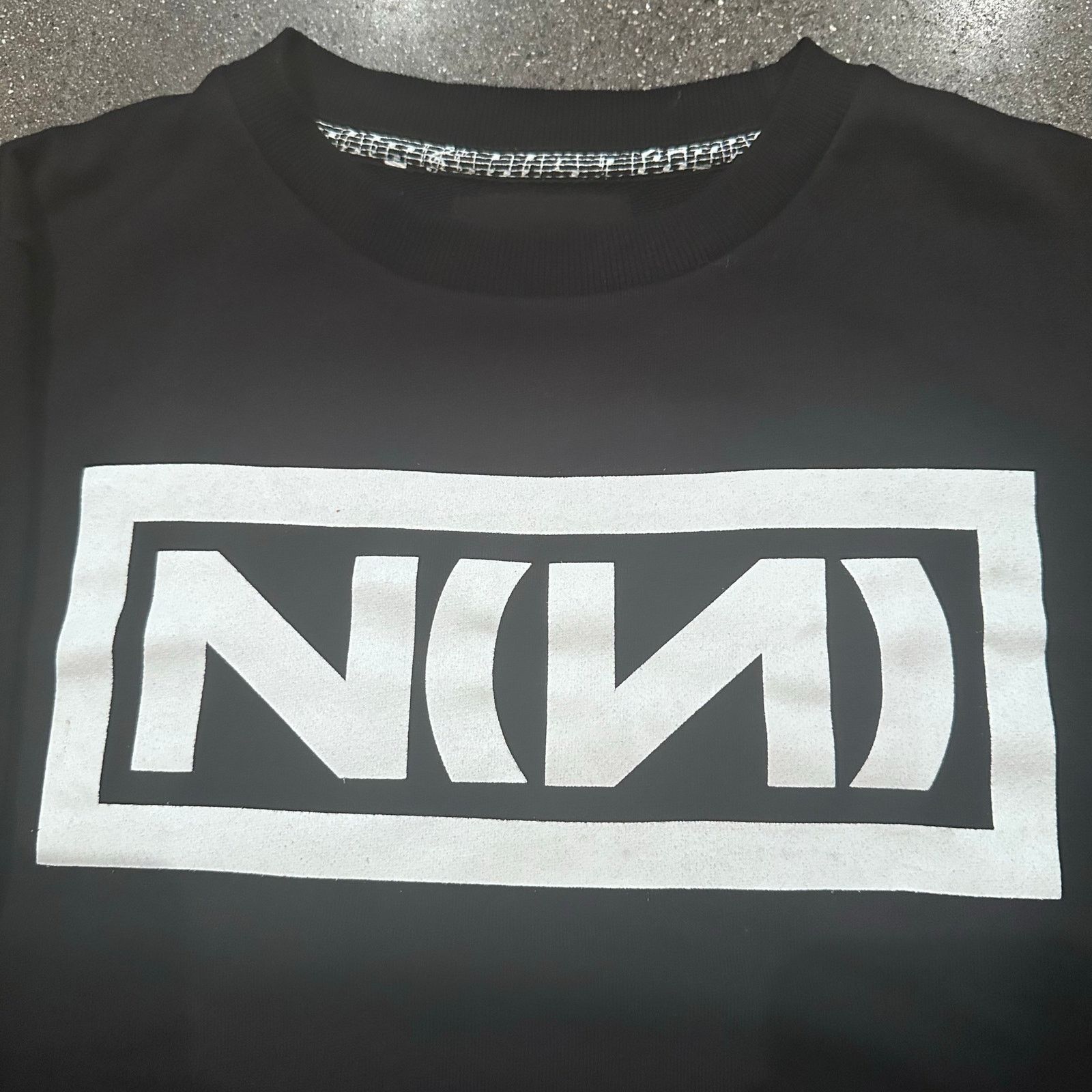 Number (N)ine number (n)ine denim graphic nine inch nails logo sweatshirt Size US L / EU 52-54 / 3 - 5 Thumbnail