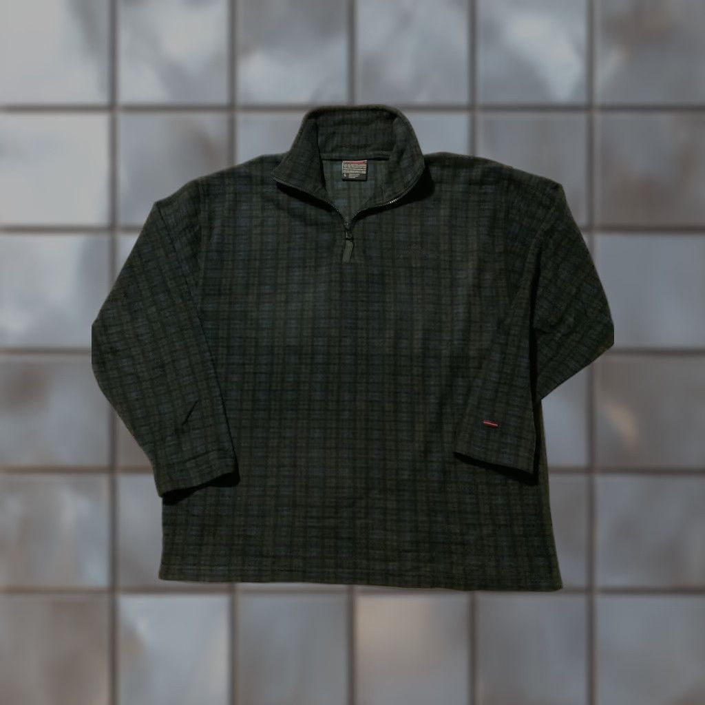 Fubu VINTAGE FUBU Blackwatch Plaid Pile Fleece Hip Hop 1/4 Zip Pullover Jacket Sz. L Mens Size US L / EU 52-54 / 3 - 1 Thumbnail