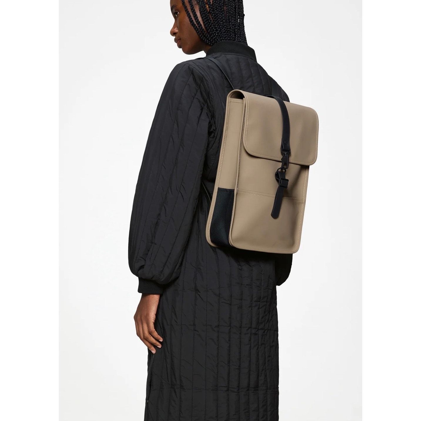 New Rains Mini Backpack W3 Sage Green Haze in Beige, Women's — image 2 of 4