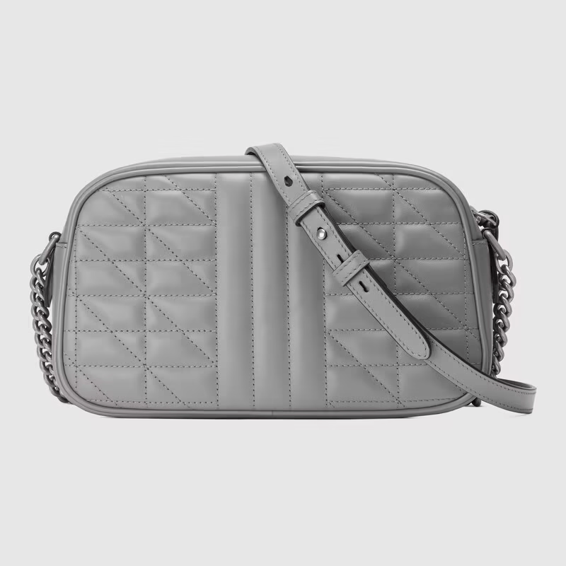 Gucci o1la5ras0526 Size: OS / GG Marmont Handbag in Grey Size ONE SIZE - 4 Thumbnail