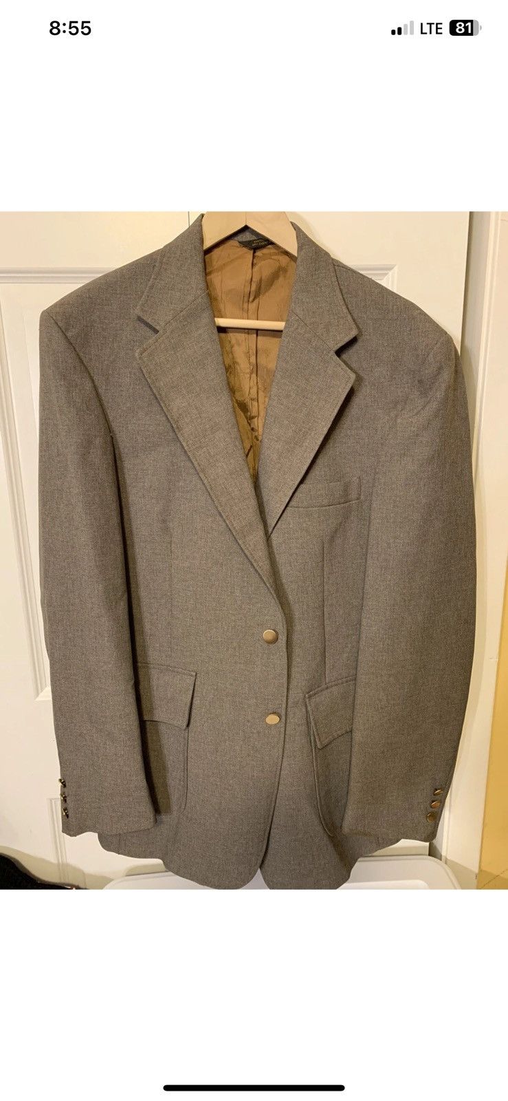 Levi's Vintage Clothing Rare Vintage panatela mens sz 44L brown blazer western Size 44L - 5 Thumbnail