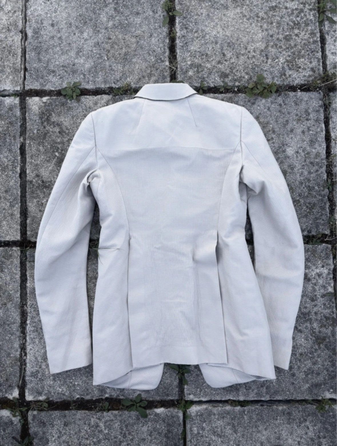Rick Owens Rick Owens SS19 silk striped blazer Size 46R - 6 Thumbnail