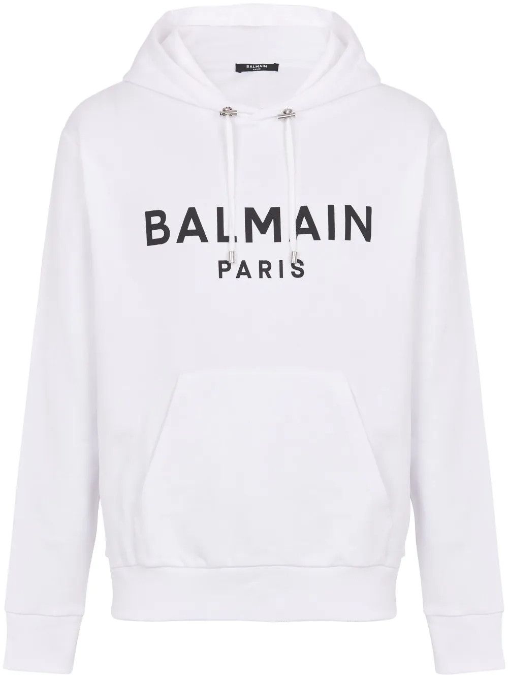 Balmain o1y0426 Logo Hoodie in White Size US XL / EU 56 / 4 - 1 Thumbnail