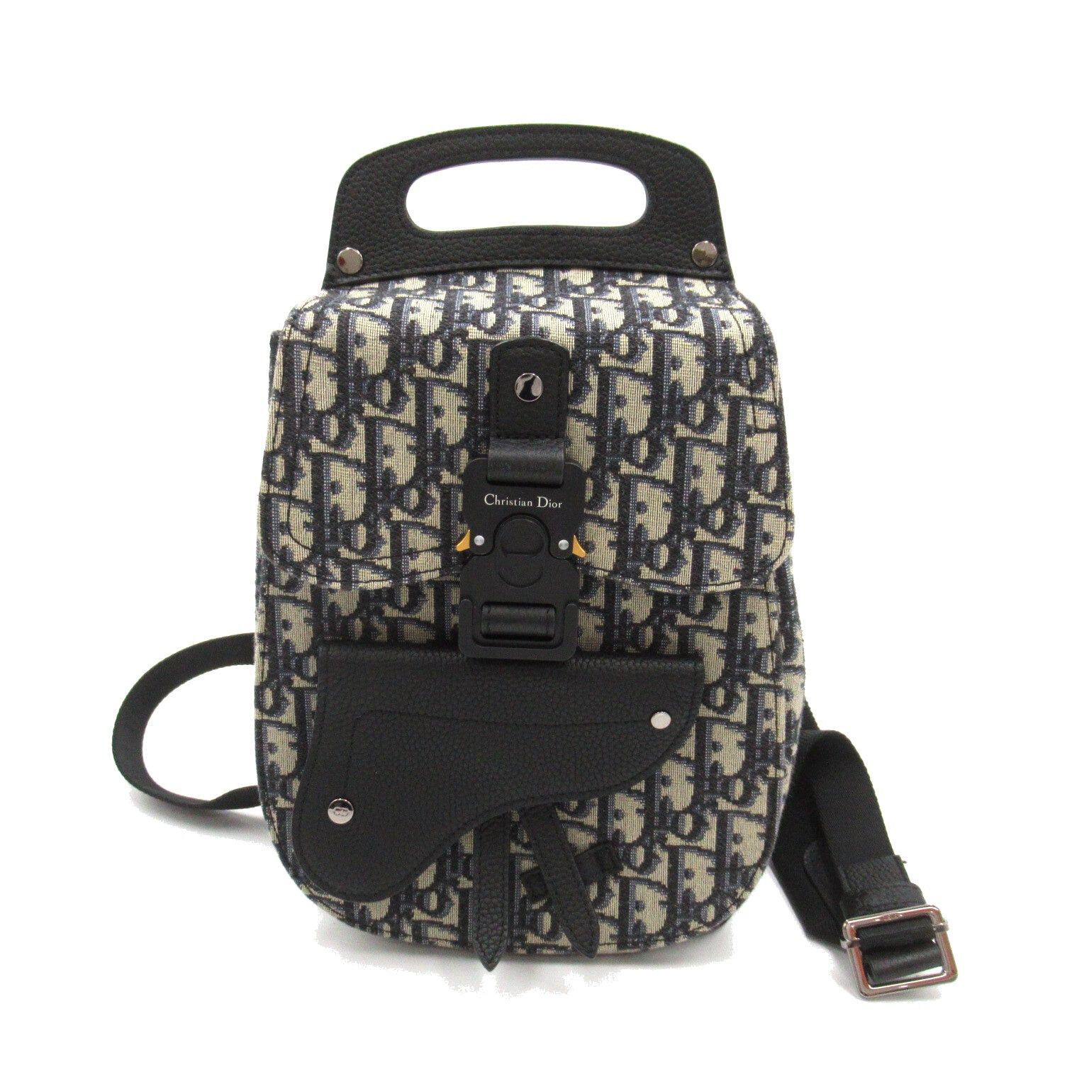 Dior Dior Trotter Mini Backpack Rucksack Canvas Navy Size ONE SIZE - 1 Thumbnail