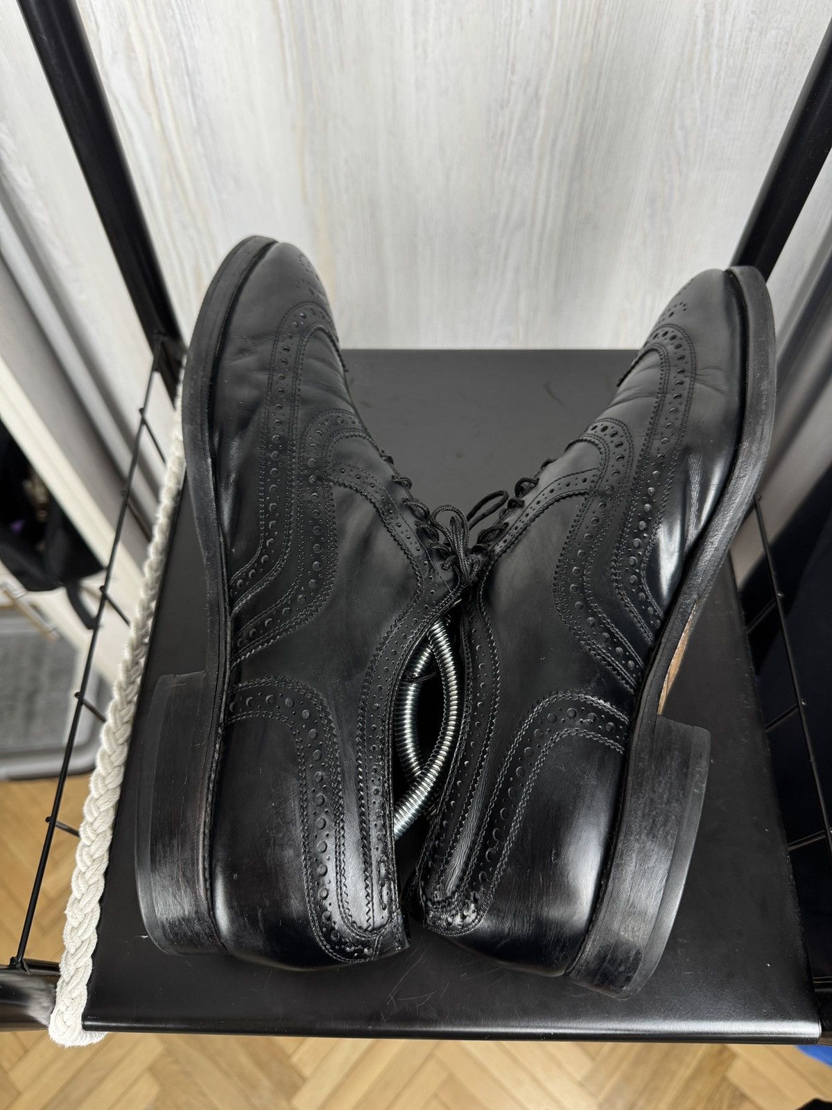 Allen Edmonds Allen Edmonds McAlister black perforated derby brogue shoes Size US 11.5 / EU 44-45 - 9 Thumbnail