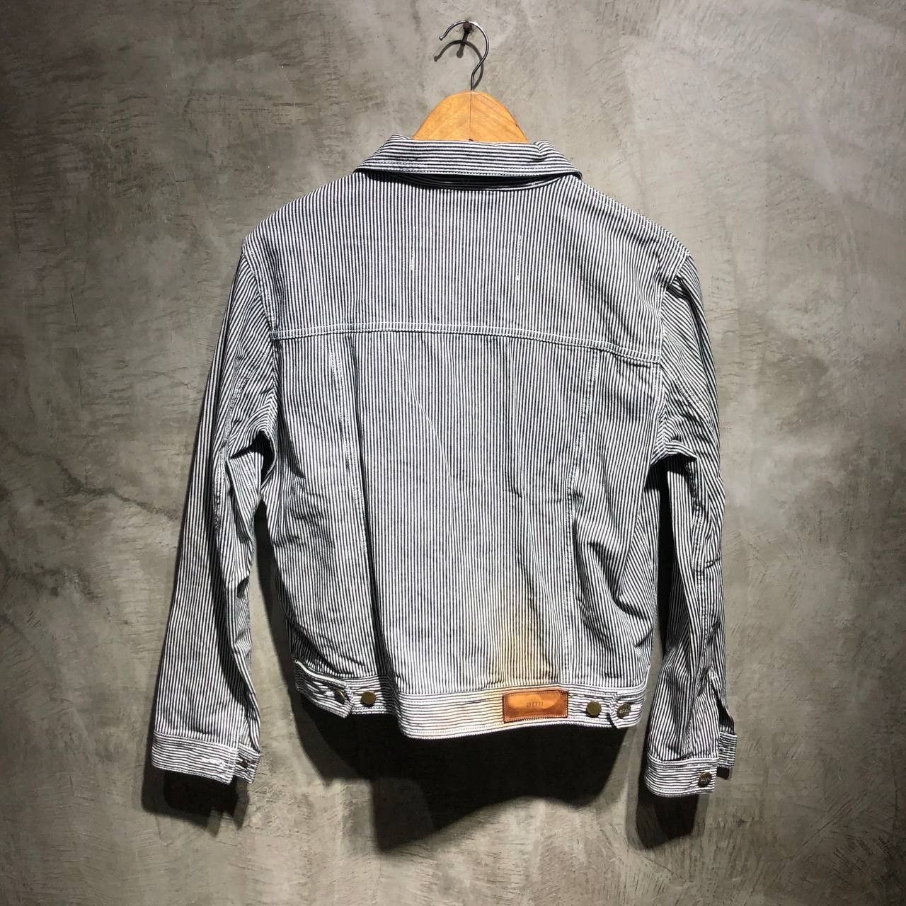 AMI Ami Paris Alexandre Mattiussi Denim striped jacket Size US S / EU 44-46 / 1 - 3 Thumbnail