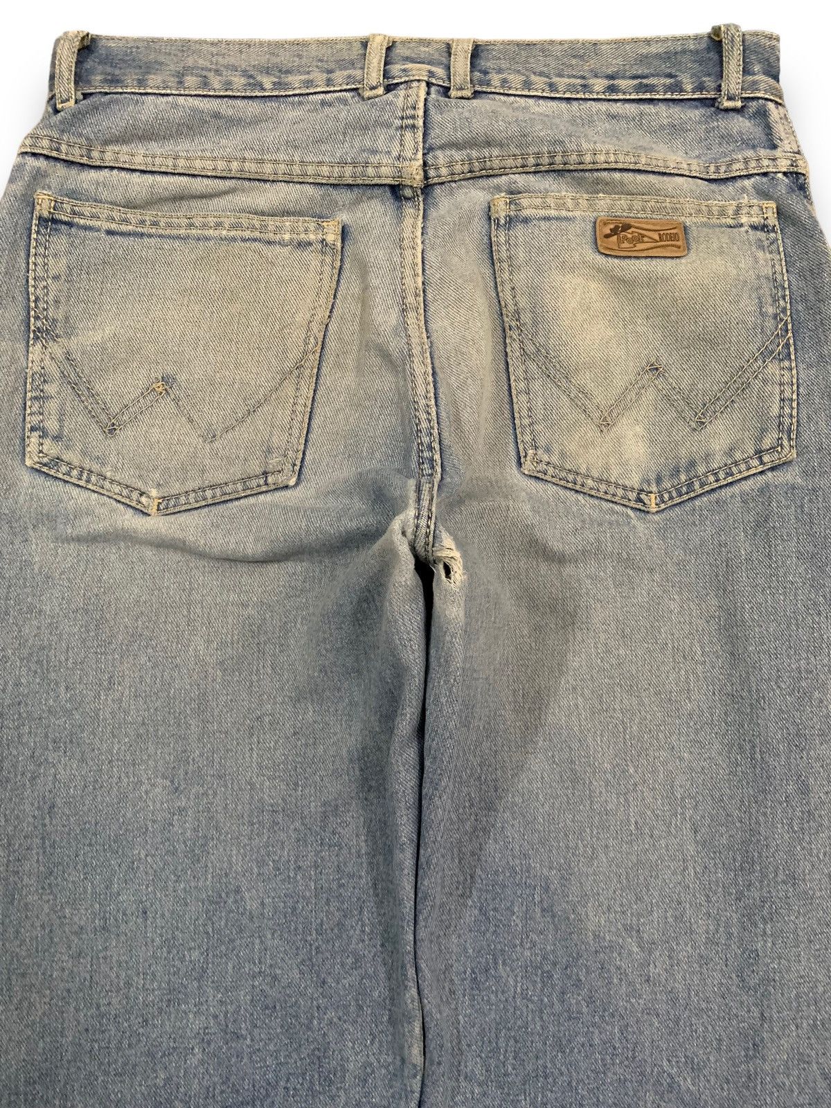 JNCO Vintage Japanese Brand Pool Blue Wash Baggy Distressed Jeans Size US 32 / EU 48 - 12 Thumbnail