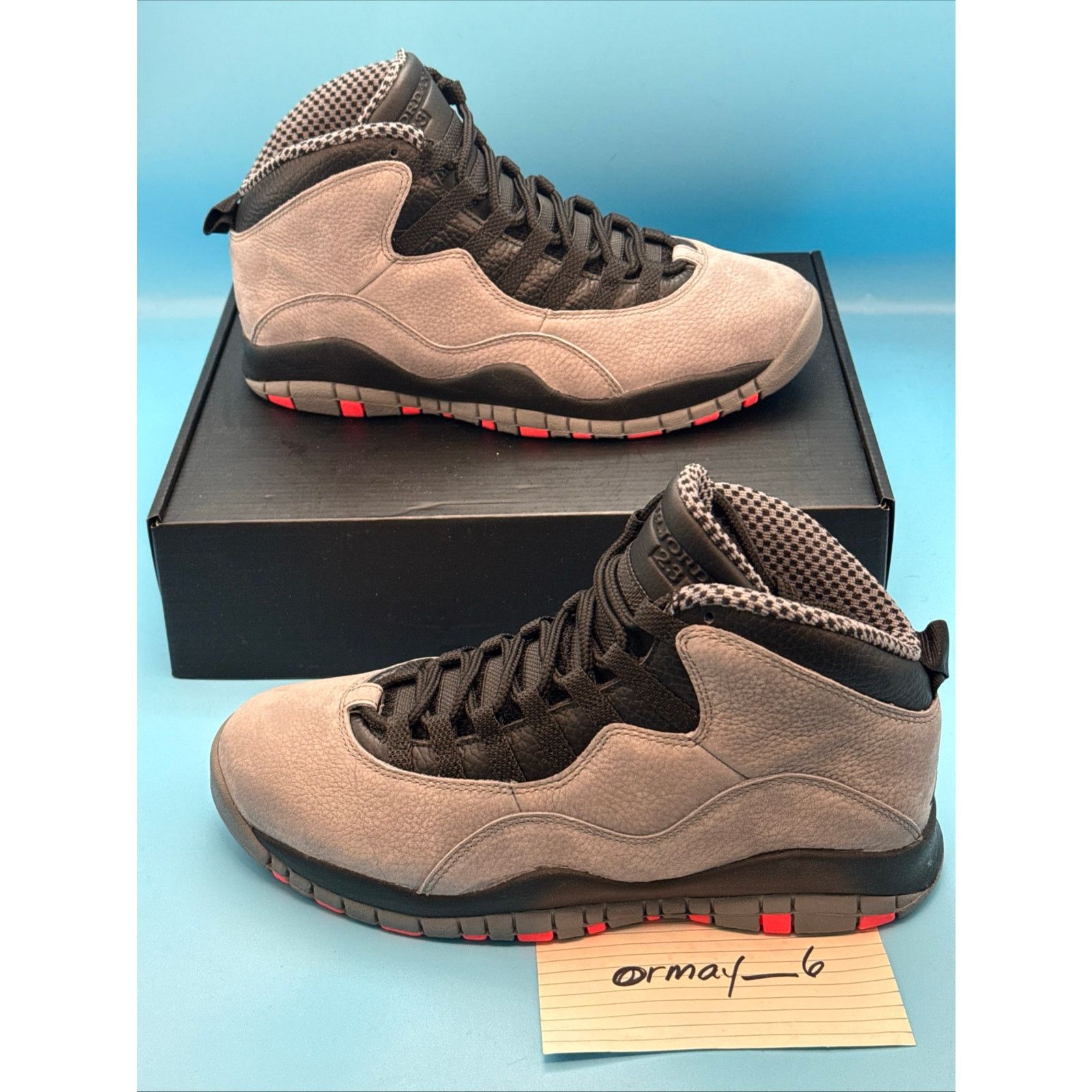 Jordan Brand Air Jordan retro 10 2013 Cool Grey Infrared m8.5 w10 Size US 8.5 / EU 41-42 - 3 Thumbnail