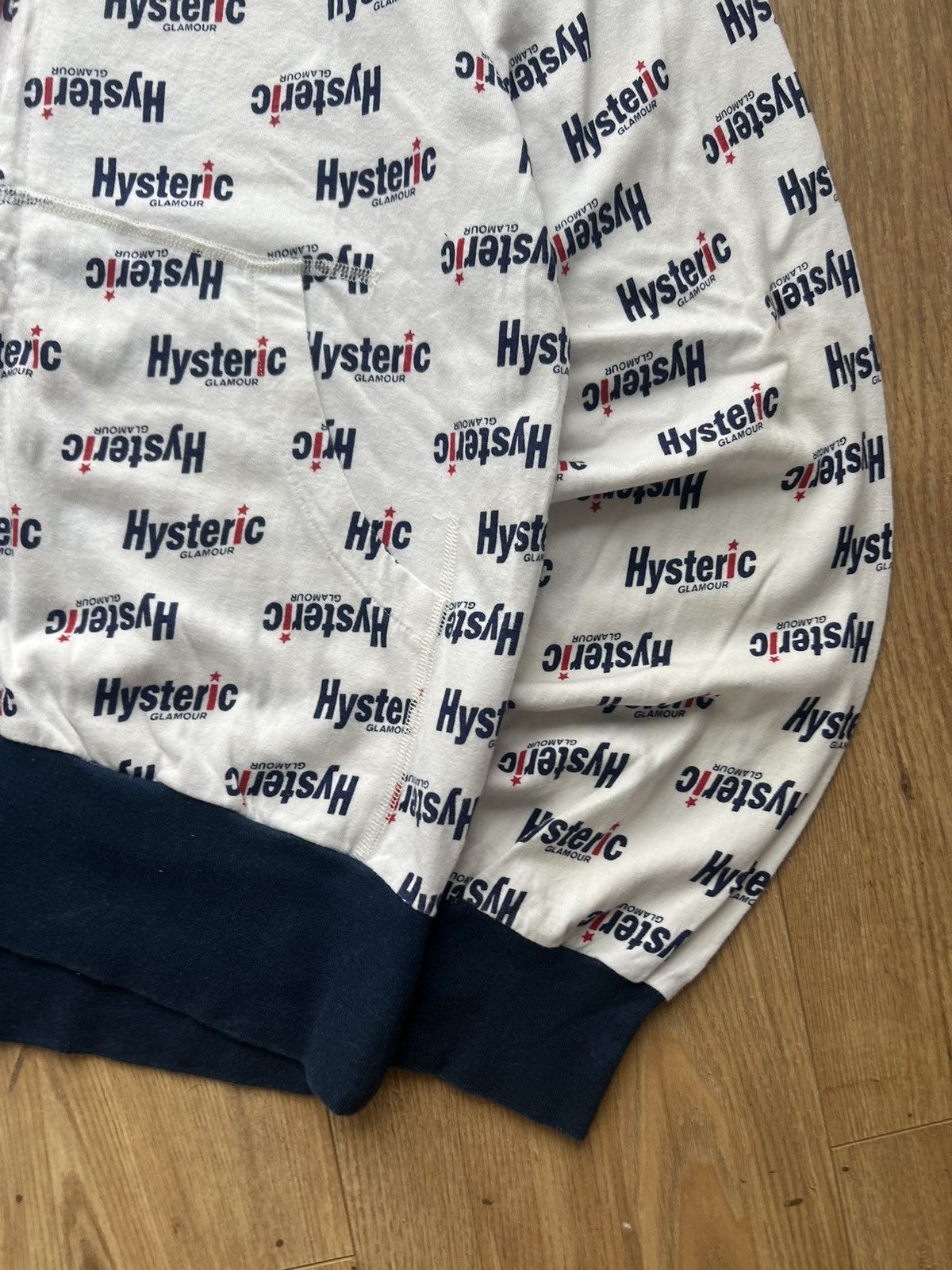 Hysteric Glamour HYSTERIC GLAMOUR MONOGRAM Y2K ZIP HOODIE VINTAGE Size US M / EU 48-50 / 2 - 4 Thumbnail