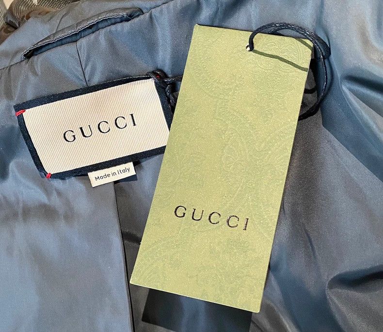 Gucci Gucci Brand-new gray full-print double G jiccard jacket 250 Size US M / EU 48-50 / 2 - 5 Thumbnail