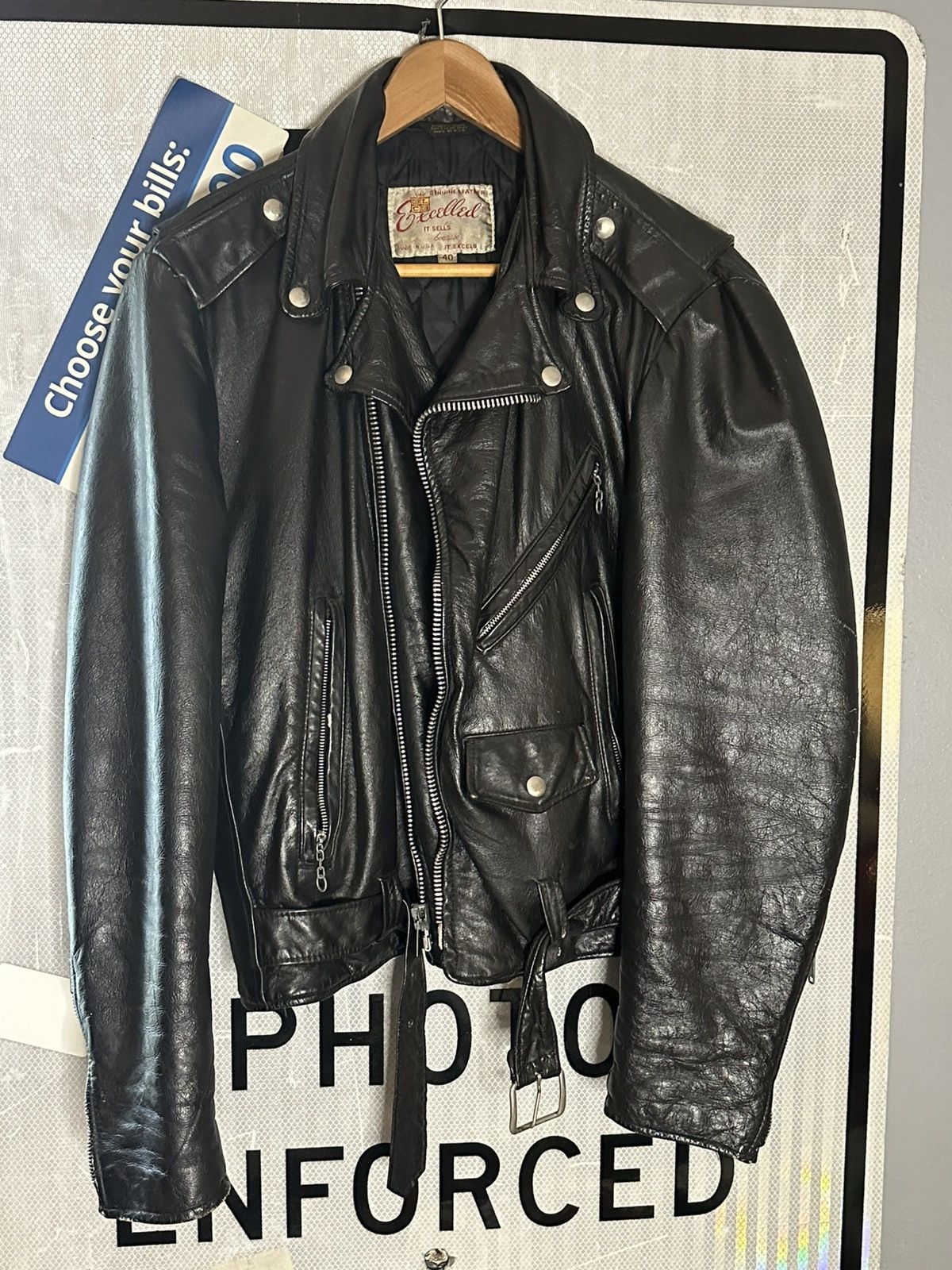 Excelled Leather Jacket Double Rider Size US XXS / EU 40 - 3 Thumbnail