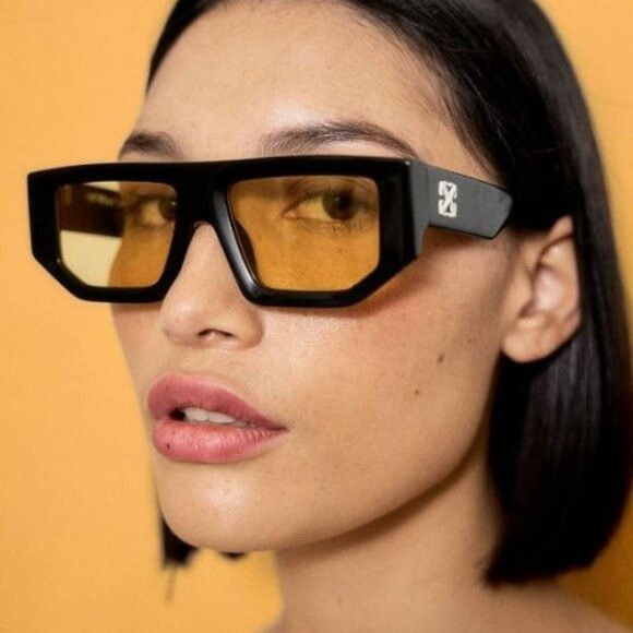 Off-White Off-White OERI13F VANCOUVER 0107 Sunglasses White Geometric Size ONE SIZE - 3 Thumbnail