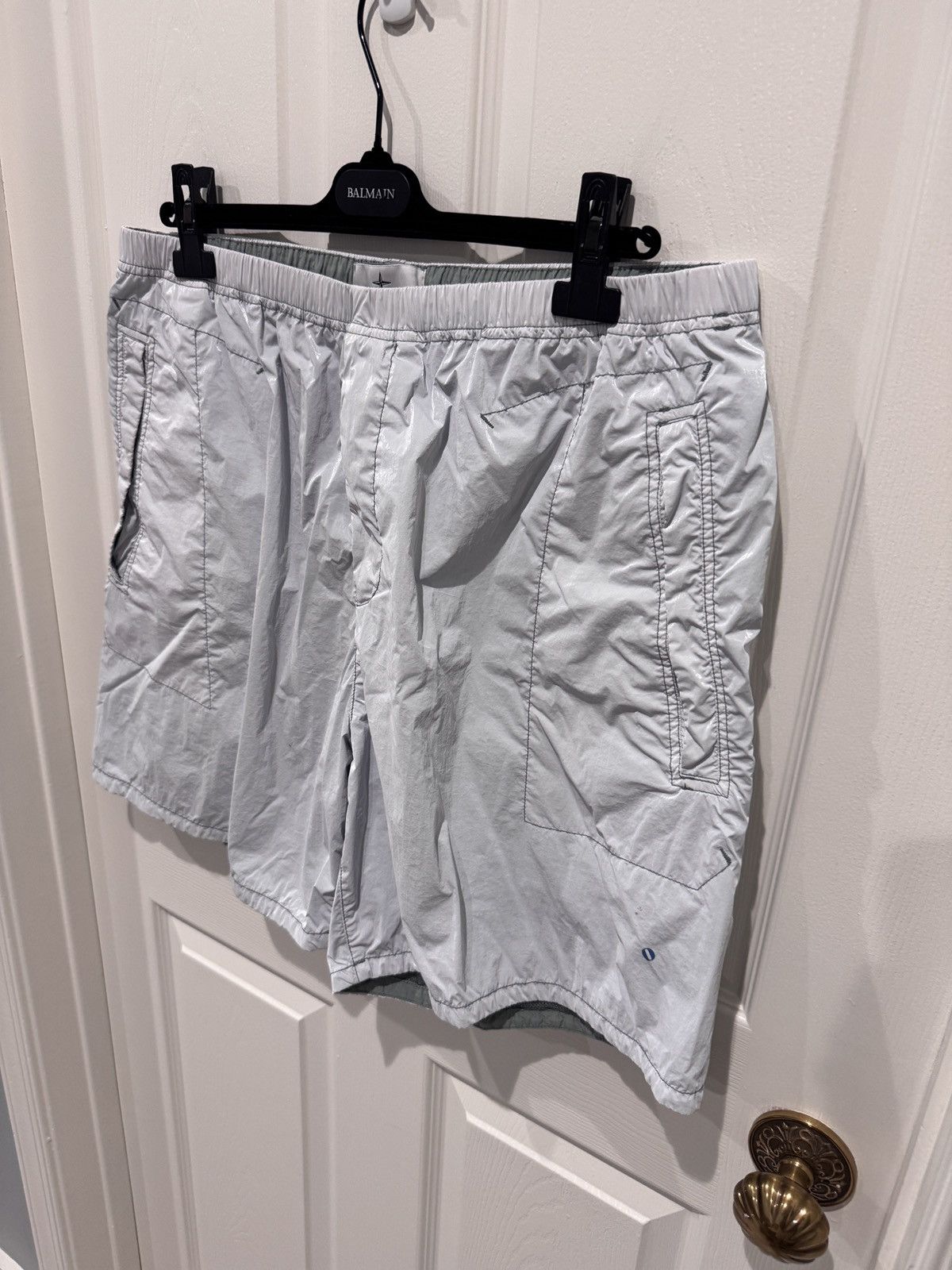 Stone Island Stone Island White Polyamide Shorts Type CO Sz 38 fits 35-38 Size US 36 / EU 52 - 3 Thumbnail