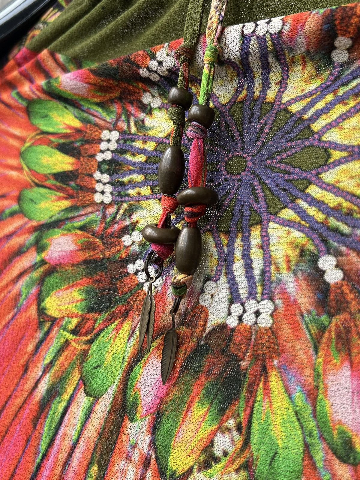 Jean Paul Gaultier Jean Paul Gaultier JPG 90’s Mesh Printed Maxi Dress Size XS / US 0-2 / IT 36-38 - 5 Thumbnail