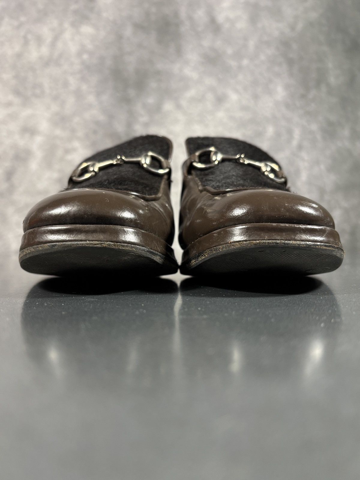 Gucci Vintage Gucci Horsebit Loafers 90s Tom Ford Pony Hair 2000s Size US 7 / IT 37 - 7 Thumbnail