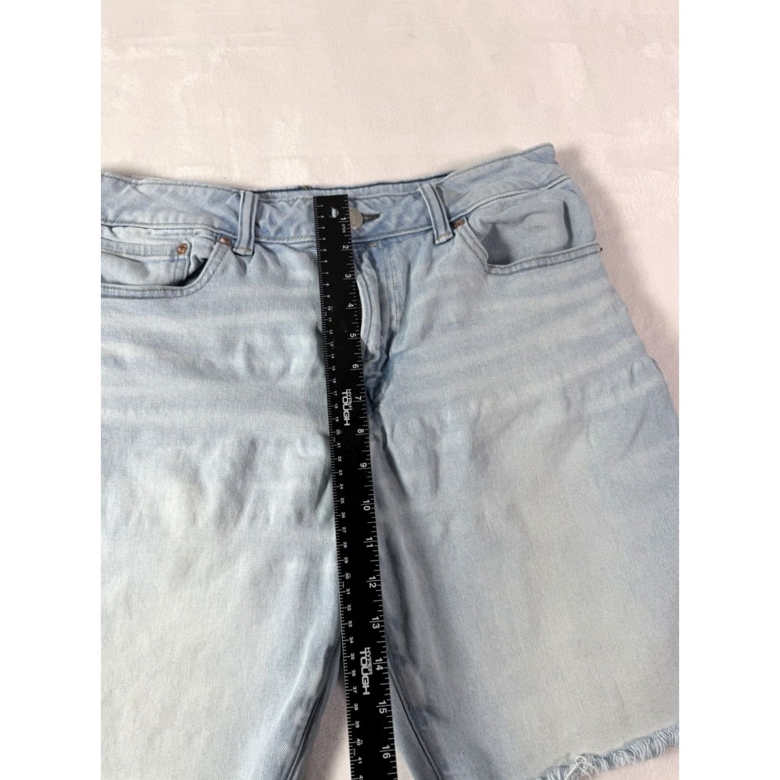American Eagle Outfitters American Eagle Outfitters Denim Shorts Bermuda Men Light Wash Distressed 32 Blue Denim 5-Pocket Size US 32 / EU 48 - 6 Thumbnail