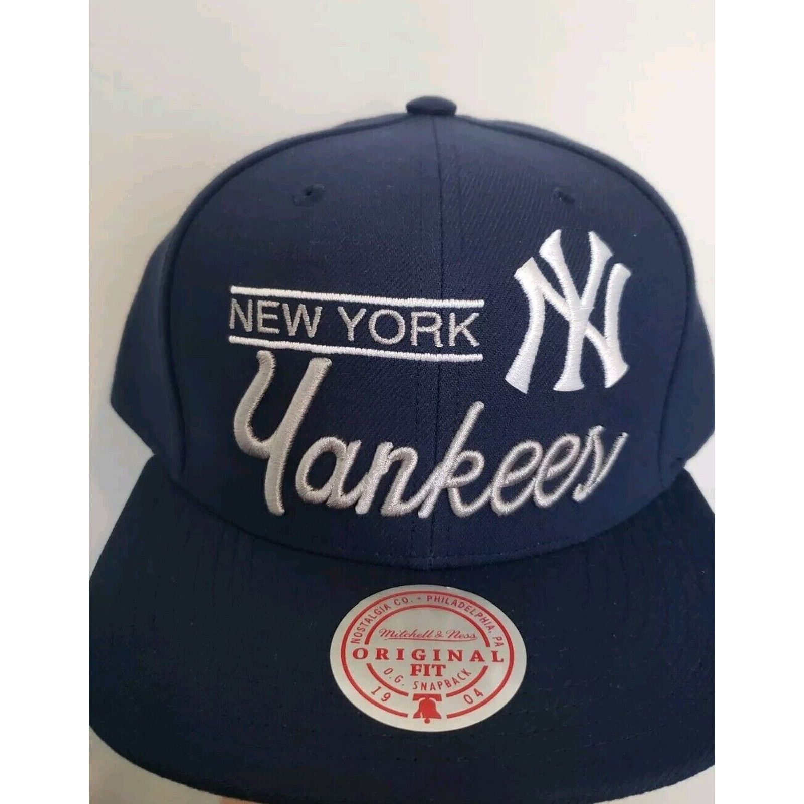 Mitchell & Ness New York Yankees Hat Cap Retro Snapback Navy Mitchell Ness Size ONE SIZE - 1 Thumbnail