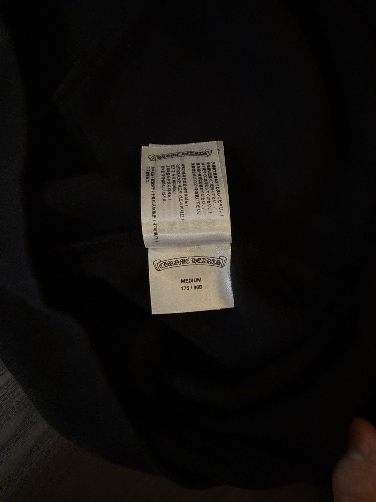 Chrome Hearts Chrome Hearts Scroll Logo Hoodie Black / White Size US M / EU 48-50 / 2 - 15 Thumbnail