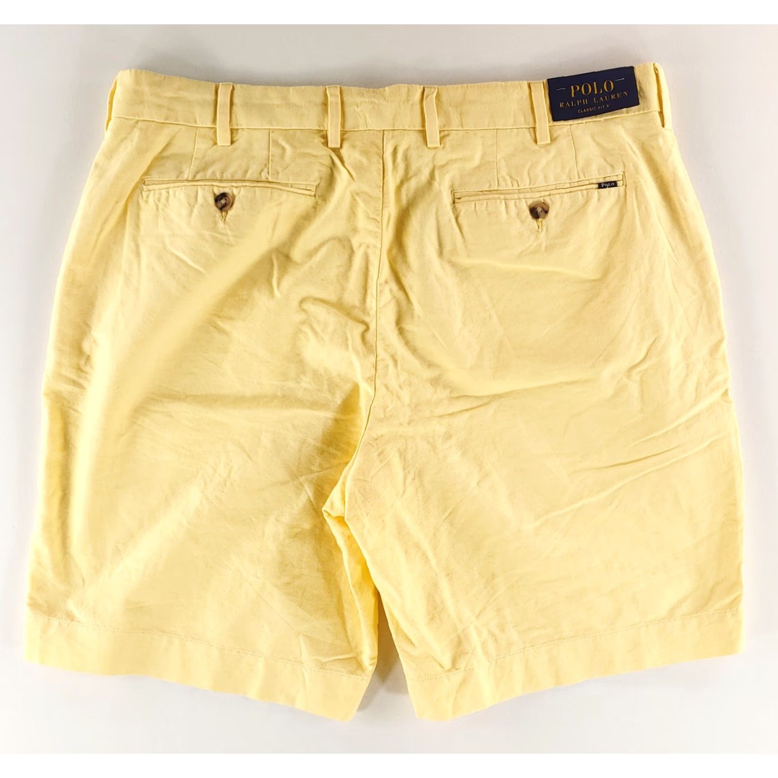Polo Ralph Lauren Polo Ralph Lauren Shorts Yellow Mens 38 NWT Classic Fit Chino Regular Size 38 Mens Size US M / EU 48-50 / 2 - 4 Thumbnail