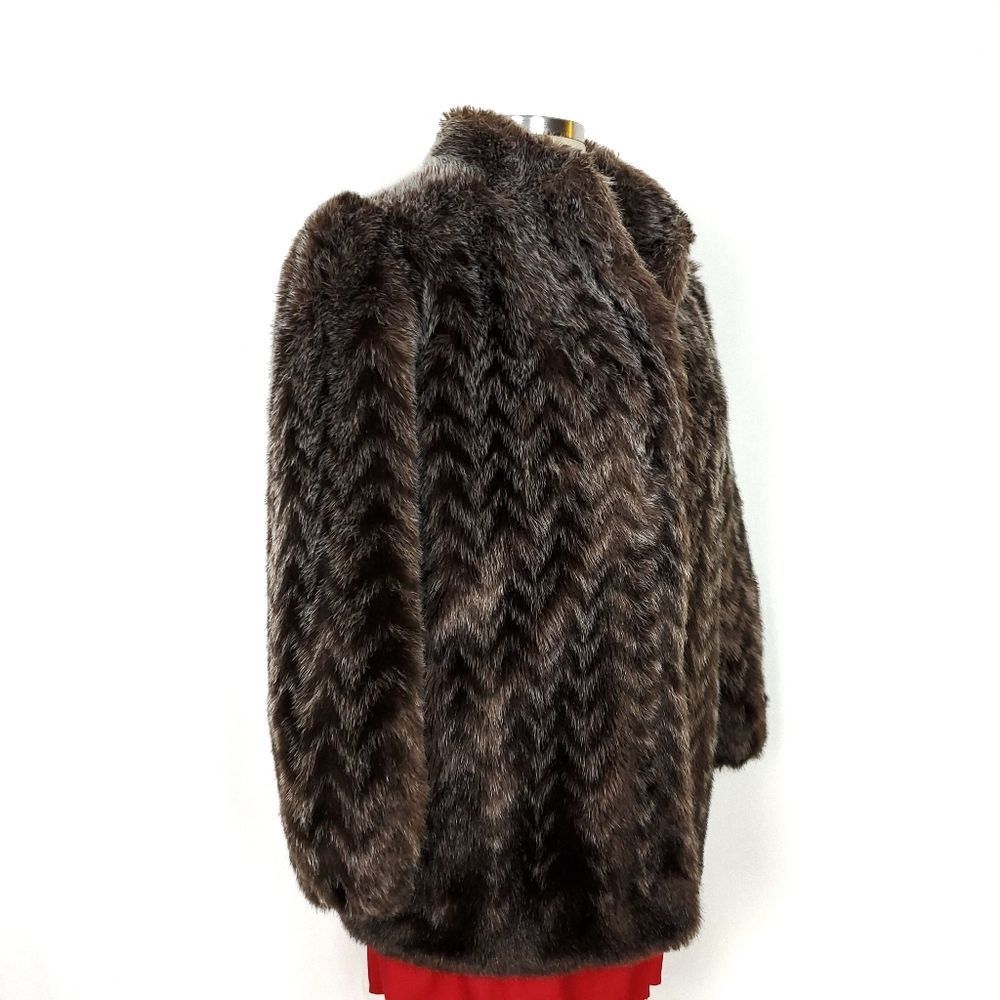 Vintage Vintage Style VI Faux Fur Jacket Brown Classy S-M Size M / US 6-8 / IT 42-44 - 2 Thumbnail