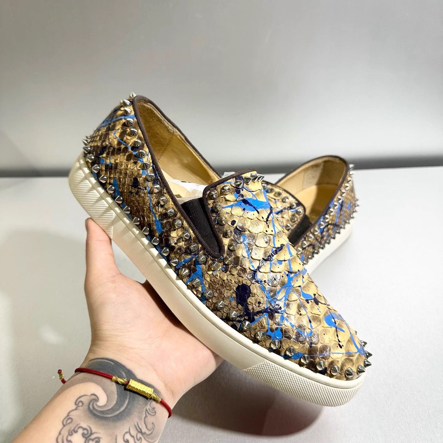 Givenchy Givenchy colorful jungle floral studded loafers 42 Size US 9 / EU 42 - 9 Thumbnail