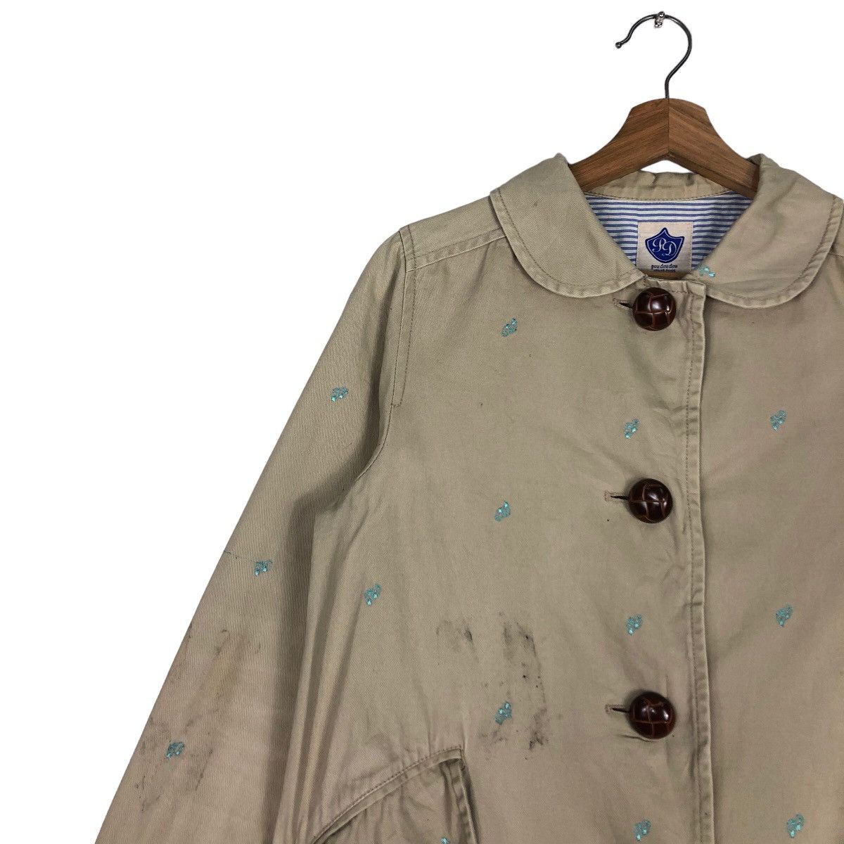 Issey Miyake Vtg Chore Jacket Pou Dou Dou Polkadot Full Print Japan Made Size US M / EU 48-50 / 2 - 7 Thumbnail
