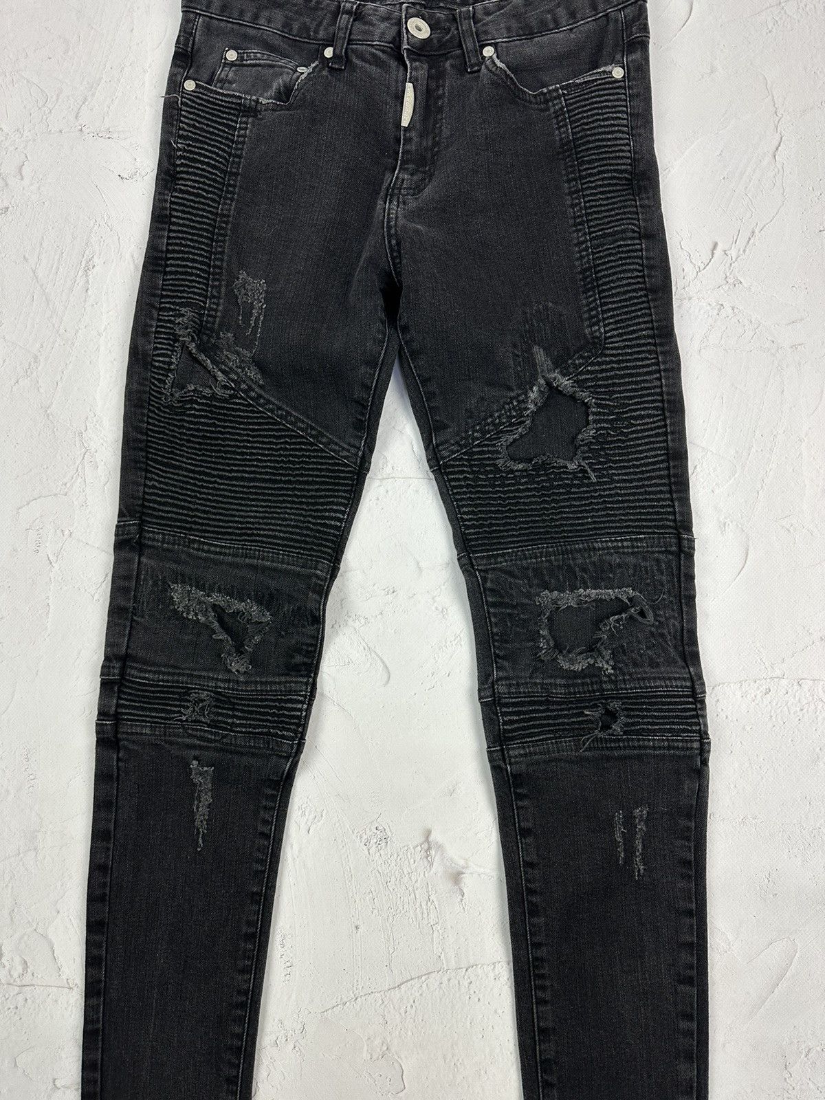 Represent Clo. Represent Biker Repairer Vintage Black Denim Size US 28 / EU 44 - 3 Thumbnail