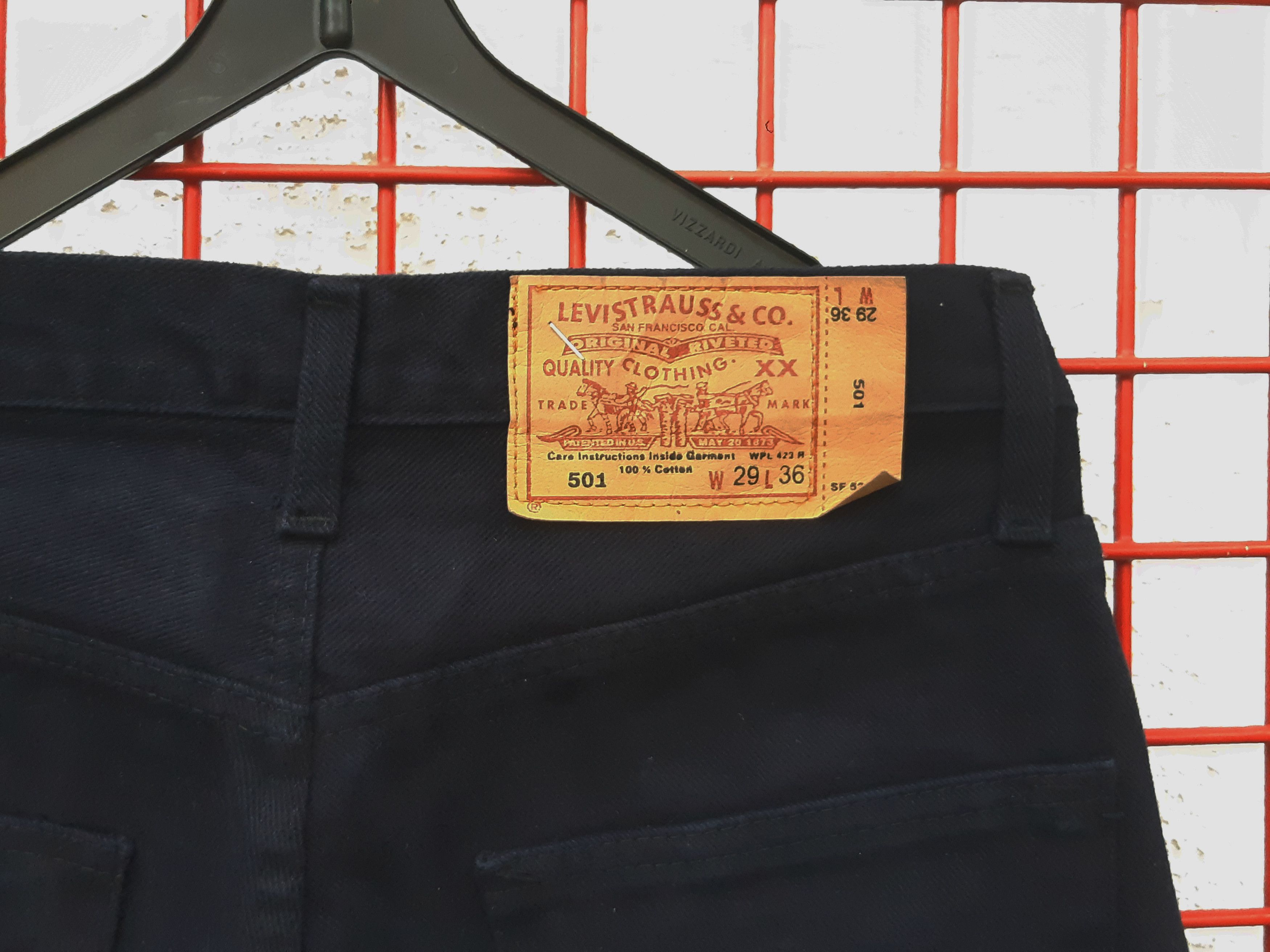 Levi's Vintage 90s LEVIS 501 Jeans Italy size W29/L36 NOS Size 29" - 7 Thumbnail