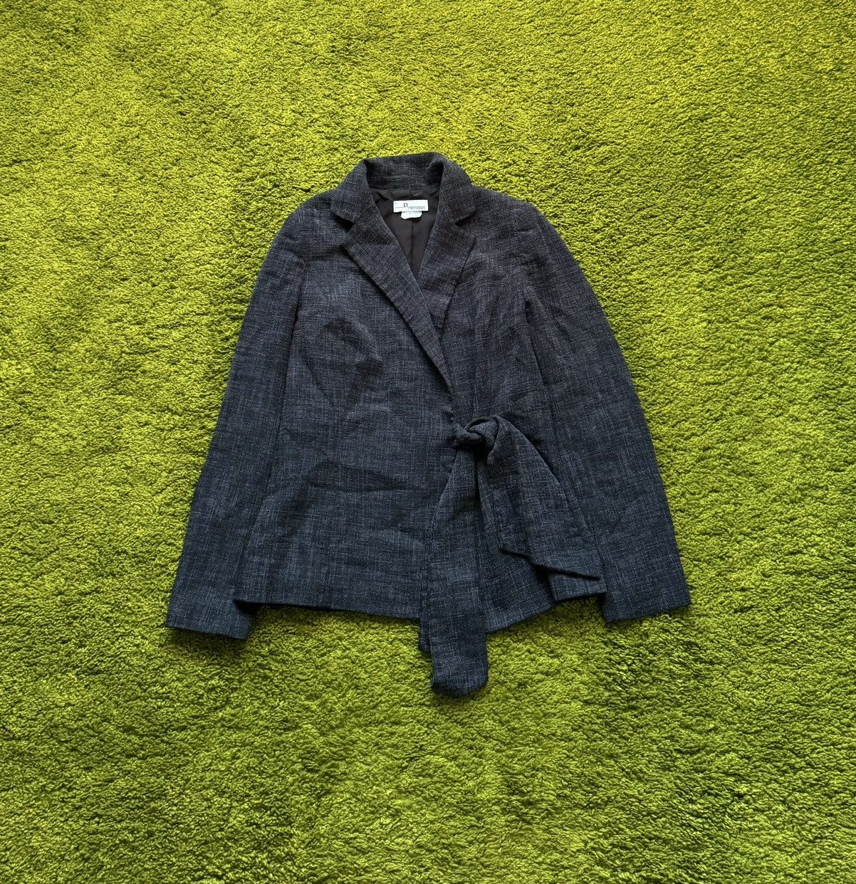 Christian Dior Monsieur × Designer Dior uniform avant garde belted blazer jacket Size S / US 4 / IT 40 - 1 Thumbnail