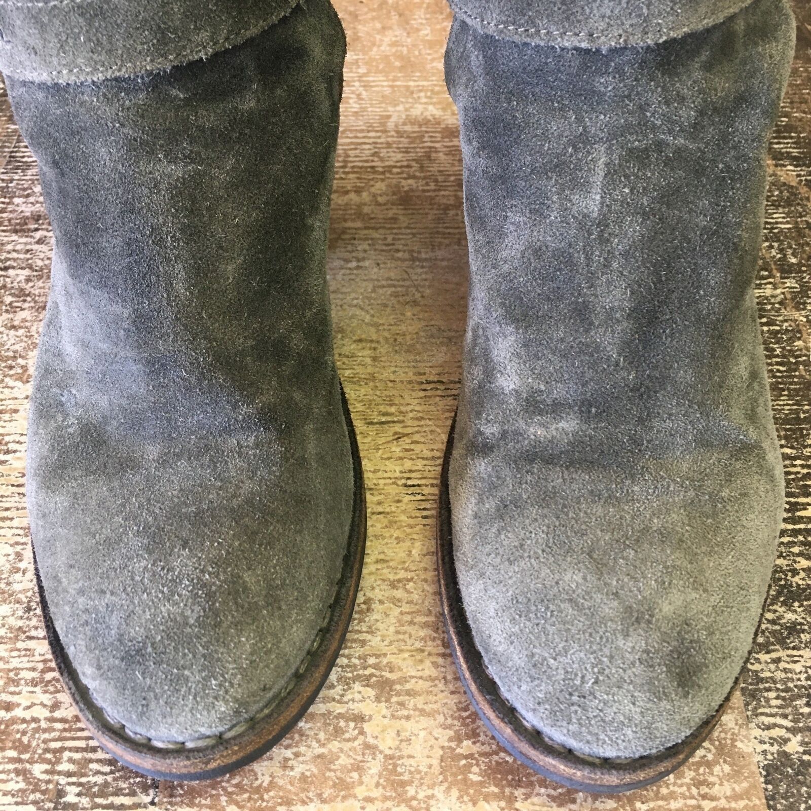 Fiorentini + Baker Fiorentini Baker Gray Suede Ankle Boots Womens EUR 38 US 8 Size US 8 / IT 38 - 6 Thumbnail