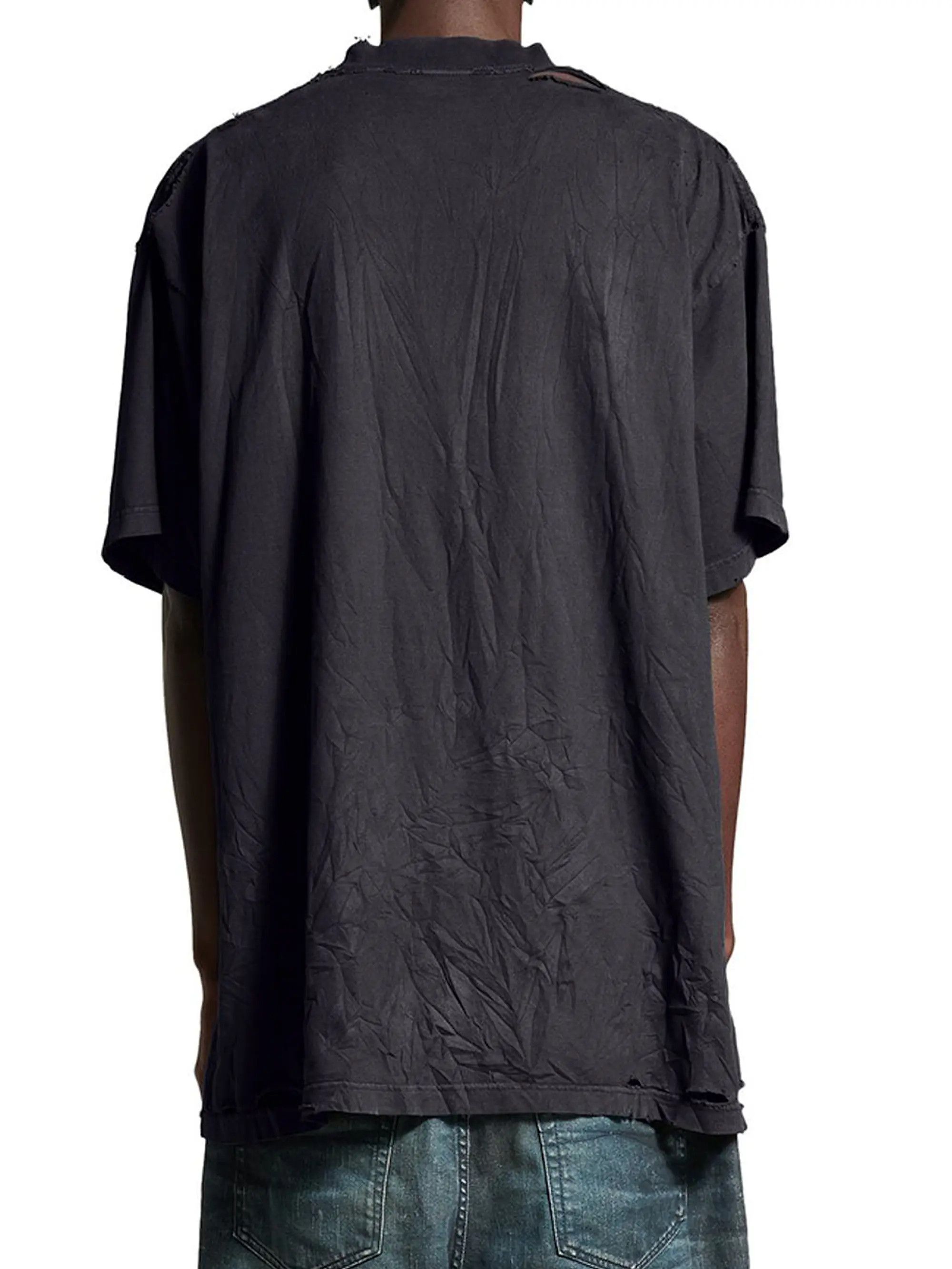 Balenciaga o1w1db10326 Planet Earth T-Shirt Oversized in Black Size US S / EU 44-46 / 1 - 4 Thumbnail
